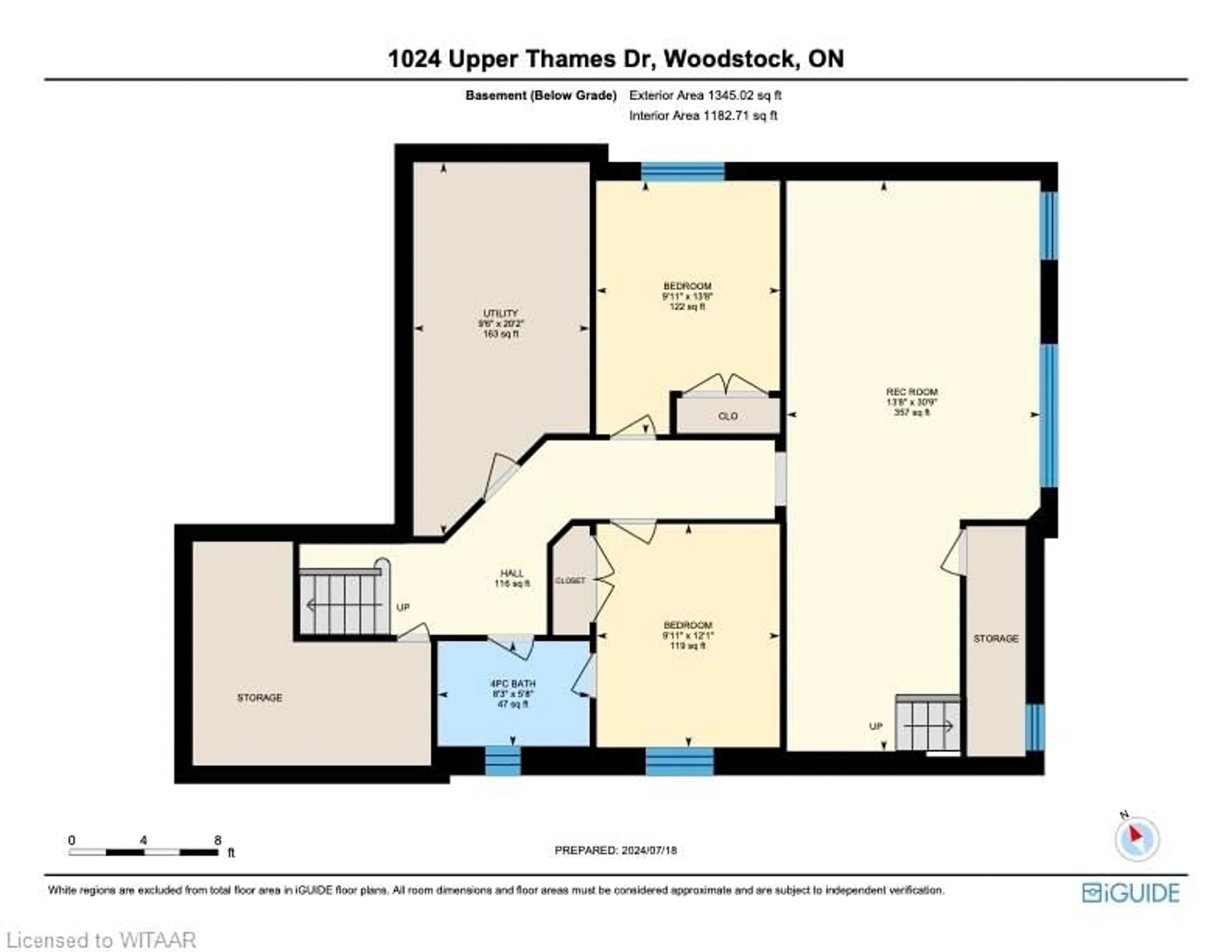 Floor plan for 1024 Upper Thames Drive Dr, Woodstock Ontario N4T 0H4