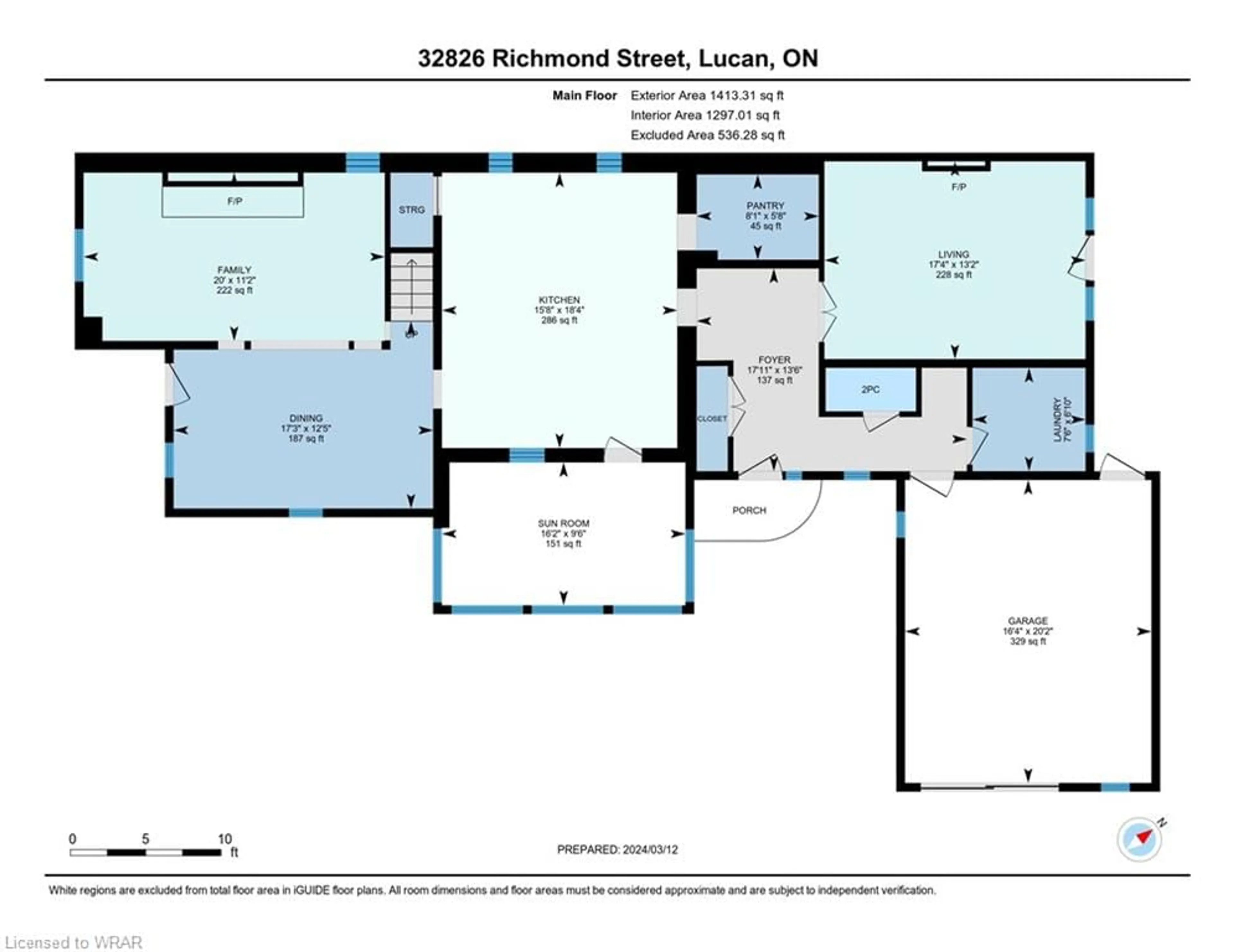 Floor plan for 32826 Richmond St, Lucan Biddulph (Twp) Ontario N0M 2J0