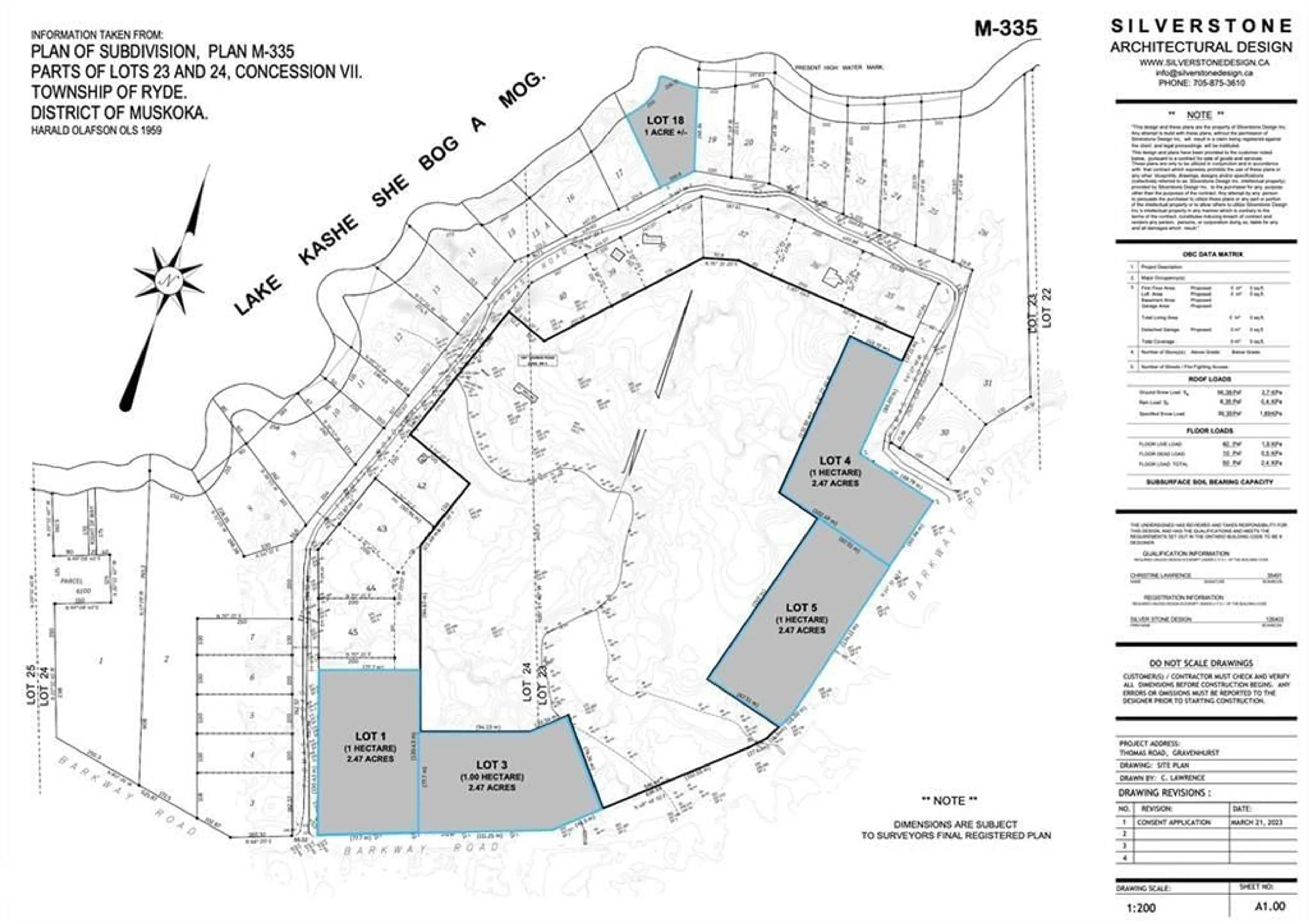 Floor plan for 1067 Thomas Rd #1, 3, 4, 5 & 18, Gravenhurst Ontario P1P 1R3