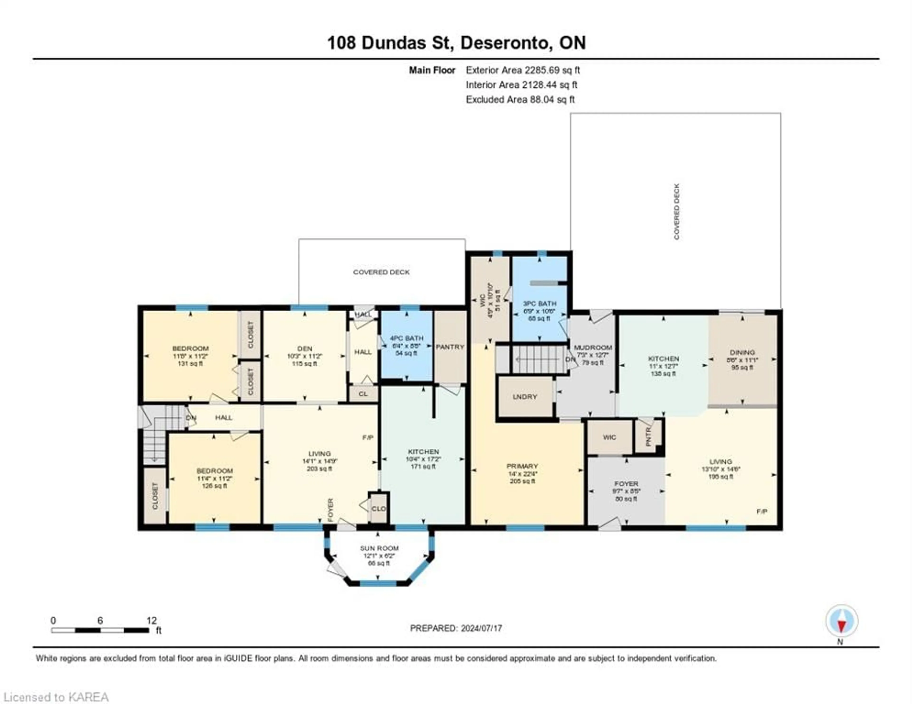 Floor plan for 108 Dundas St, Deseronto Ontario K0K 1X0