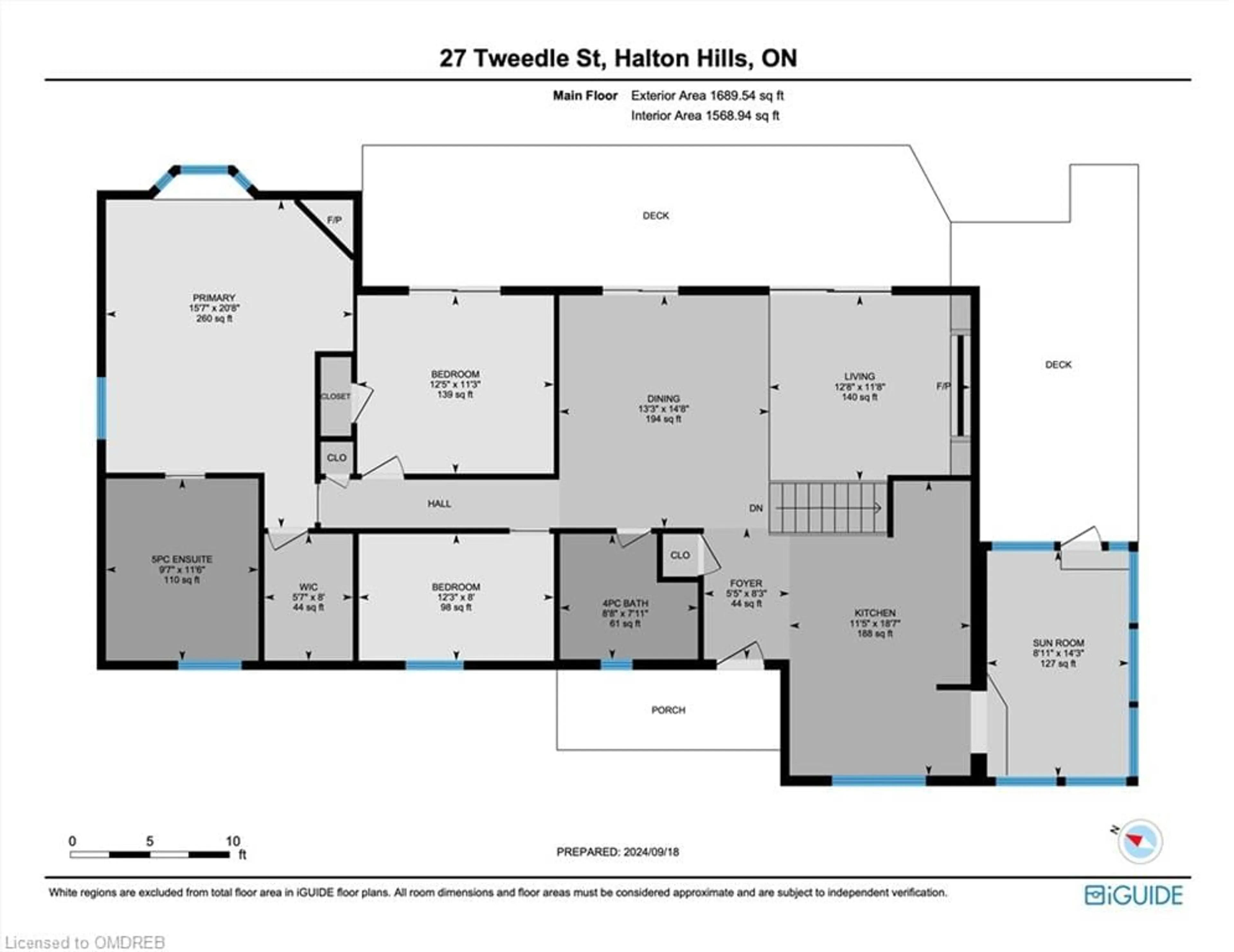 Floor plan for 27 Tweedle St, Glen Williams Ontario L7G 3S6