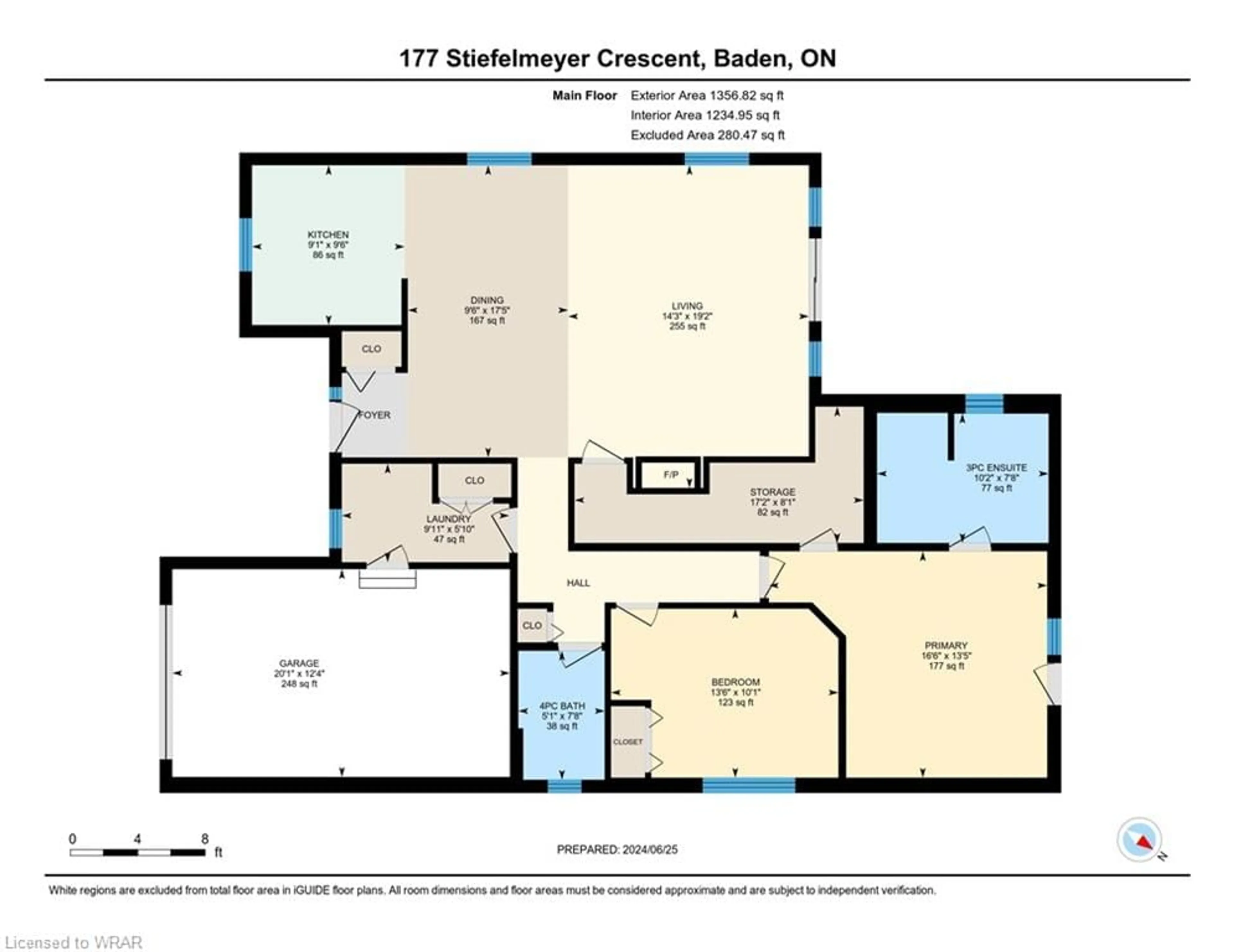 Floor plan for 177 Stiefelmeyer Cres, Baden Ontario N3A 4L5