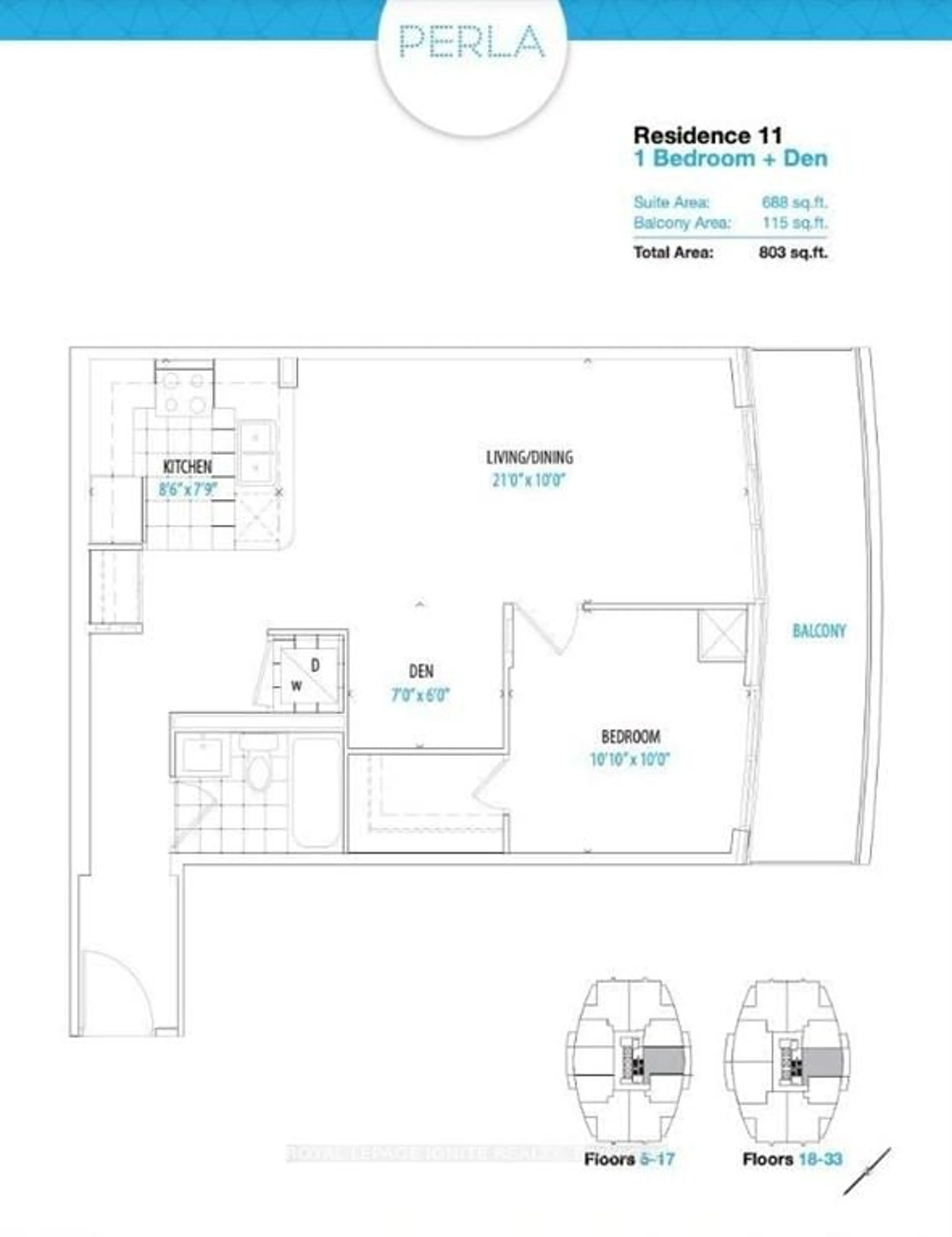 Floor plan for 35 Watergarden Dr #1411, Mississauga Ontario L5R 0G8