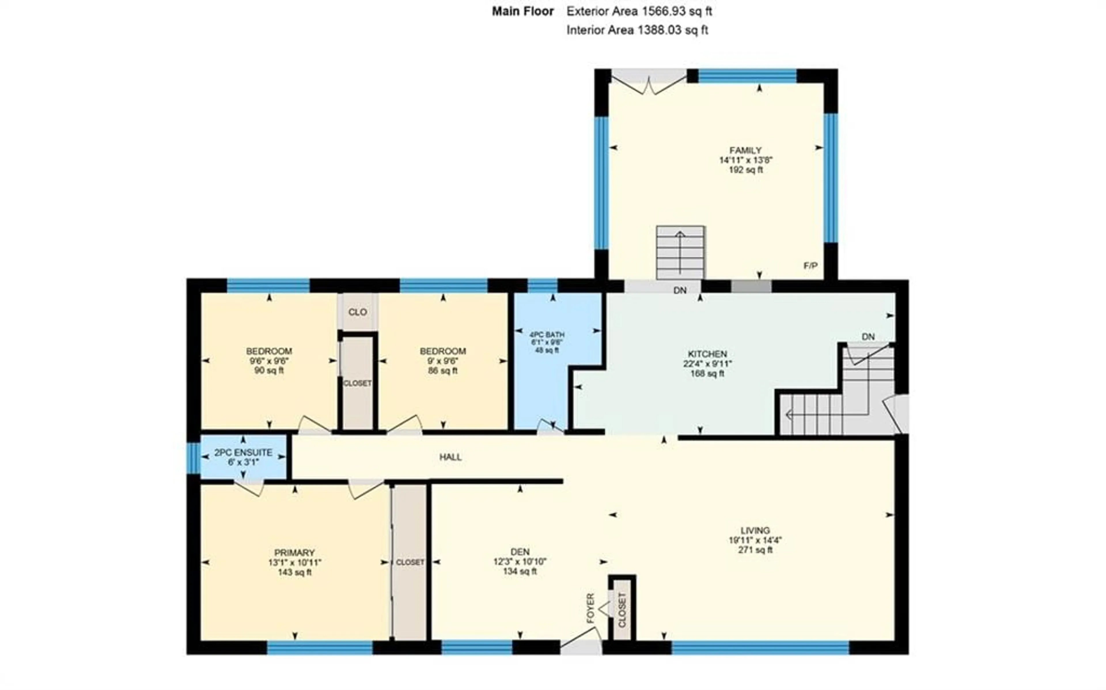 Floor plan for 131 Rodney St, Barrie Ontario L4M 4C6