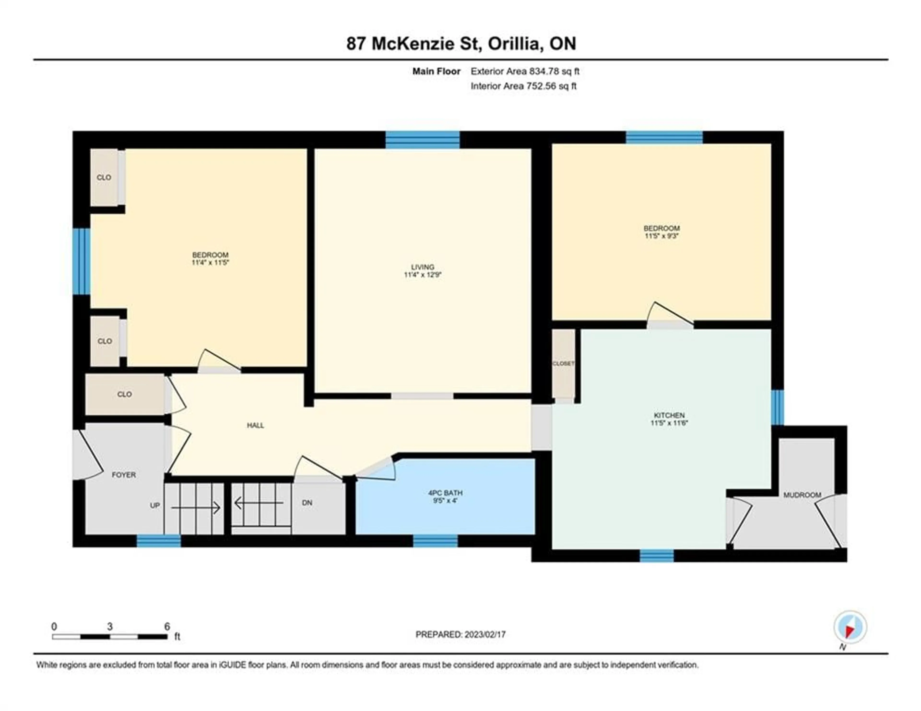 Floor plan for 87 Mckenzie St, Orillia Ontario L3V 6H7
