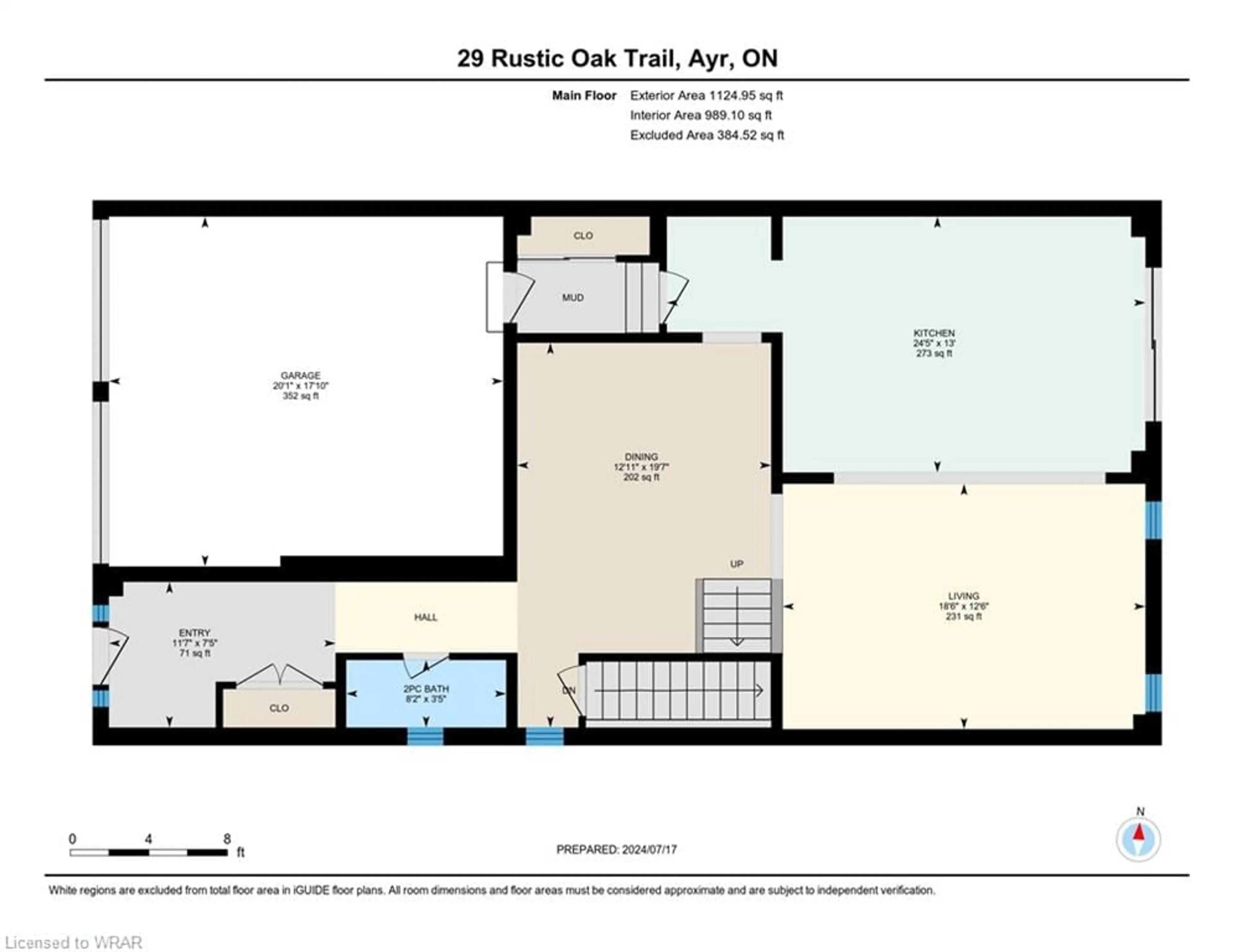 Floor plan for 29 Rustic Oak Trail, Ayr Ontario N0B 1E0