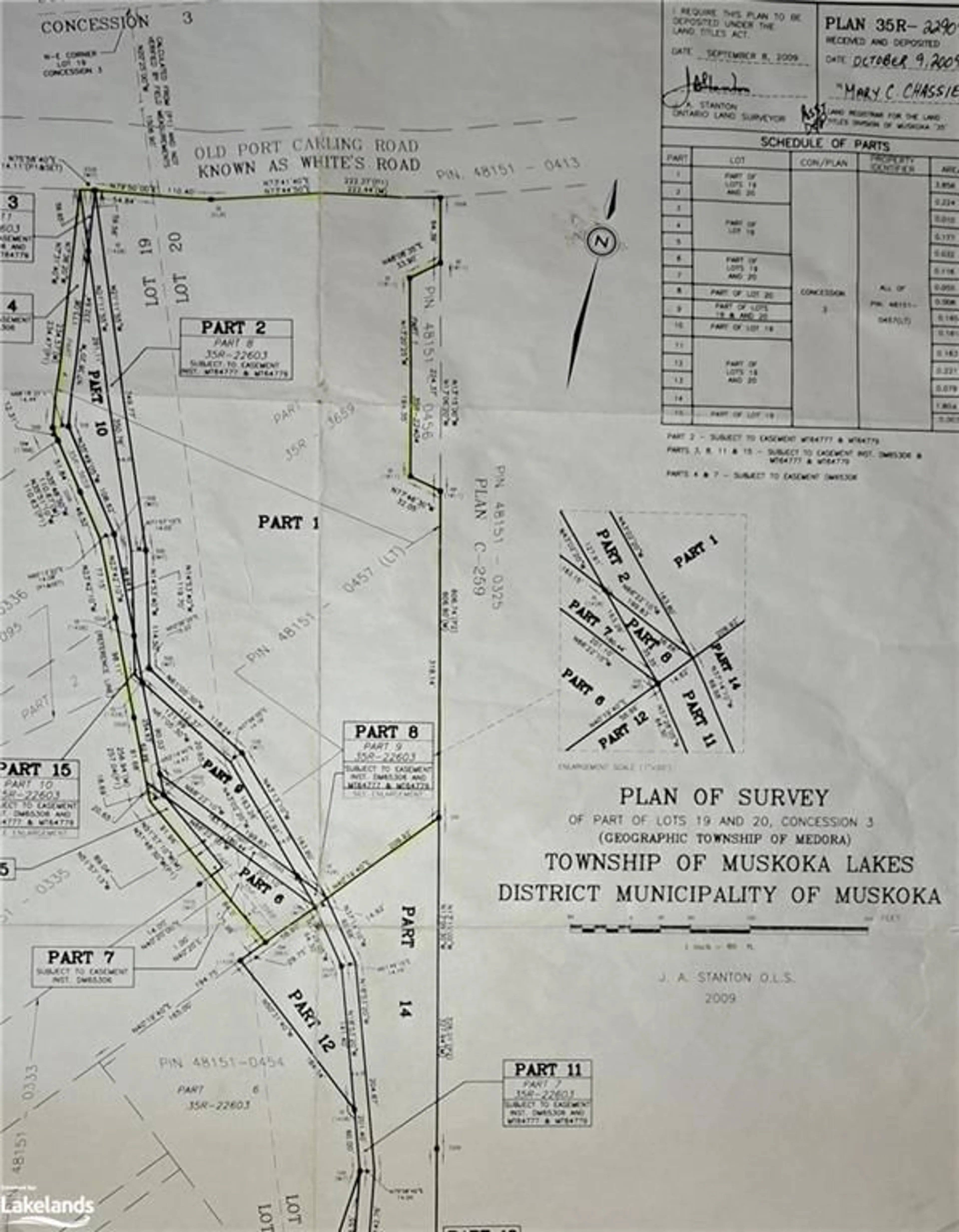 Picture of a map for 1050 Whites Rd, Glen Orchard Ontario P0B 1J0