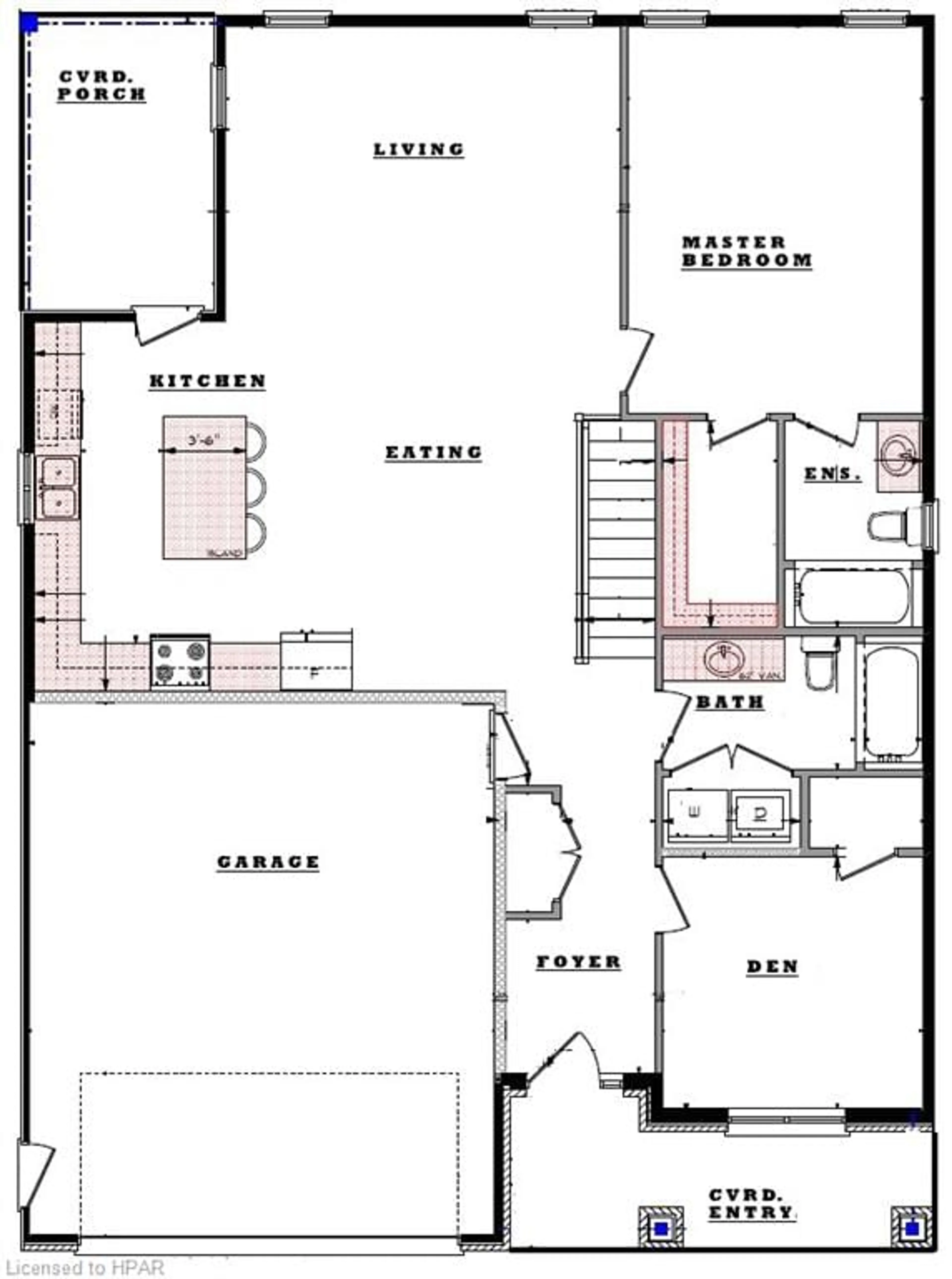 Floor plan for LOT 4 Nelson St, Mitchell Ontario N0K 1N0