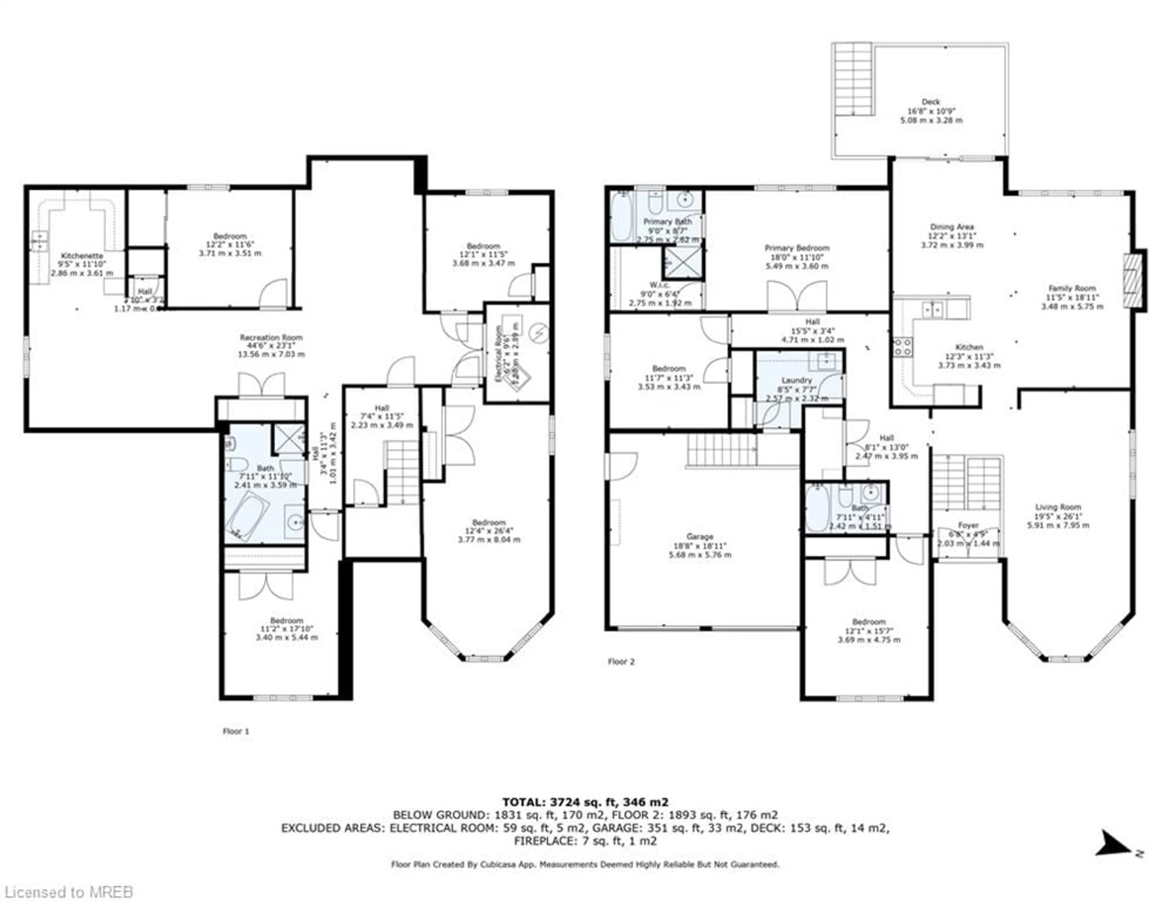 Floor plan for 88 41st St, Wasaga Beach Ontario L9Z 1Z7