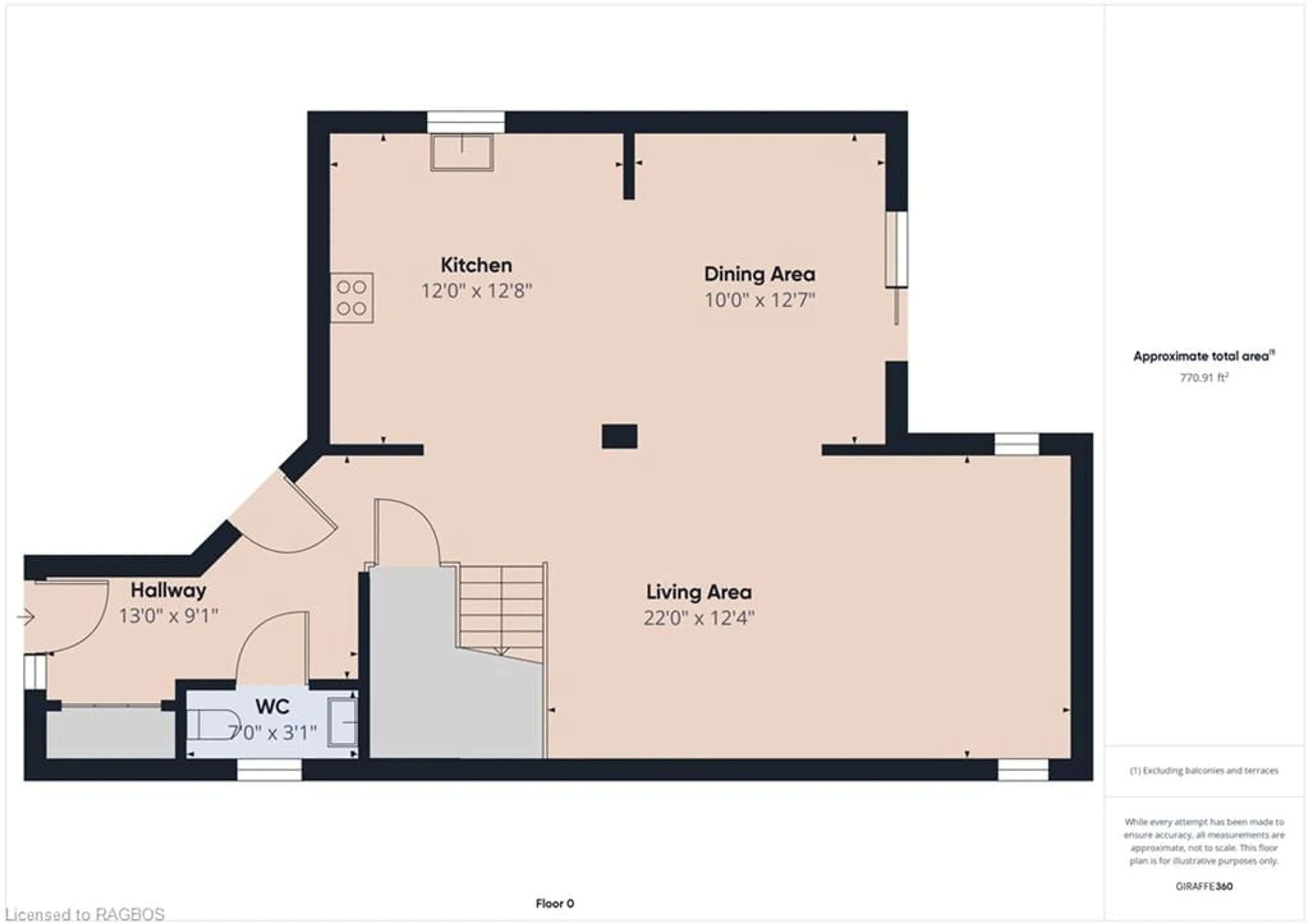Floor plan for 428 Joseph St, Port Elgin Ontario N0H 2C2