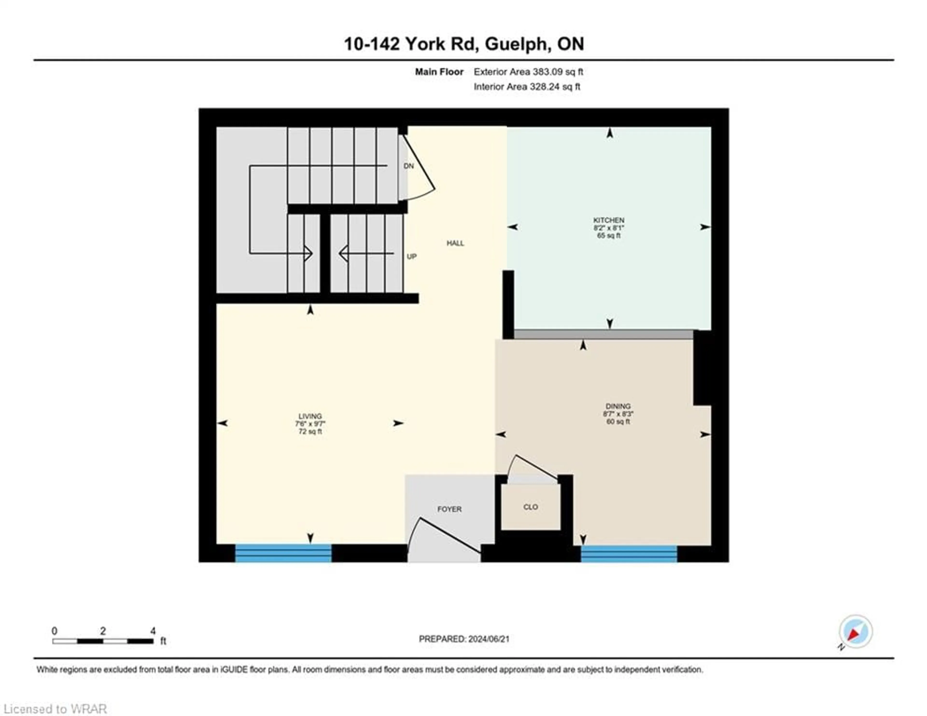 Floor plan for 142 York Rd #10, Guelph Ontario N1E 3E9