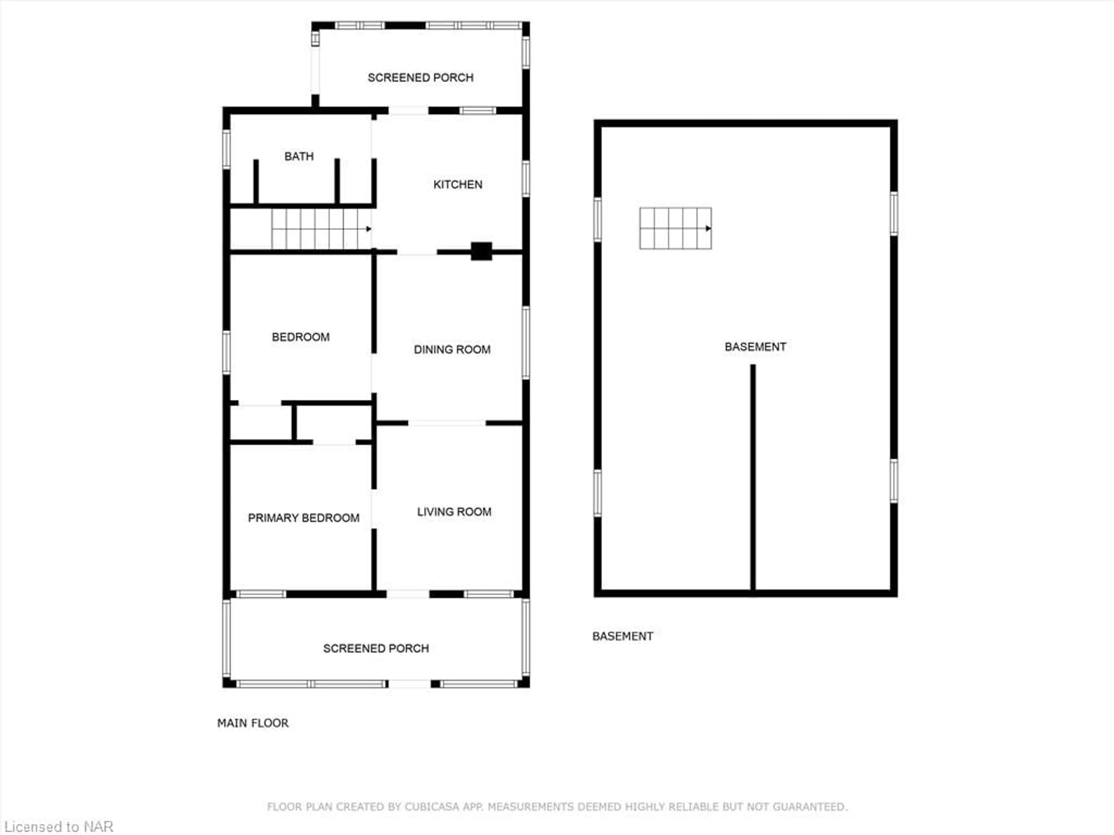 Floor plan for 59 Woodland Ave, St. Catharines Ontario L2R 5A4