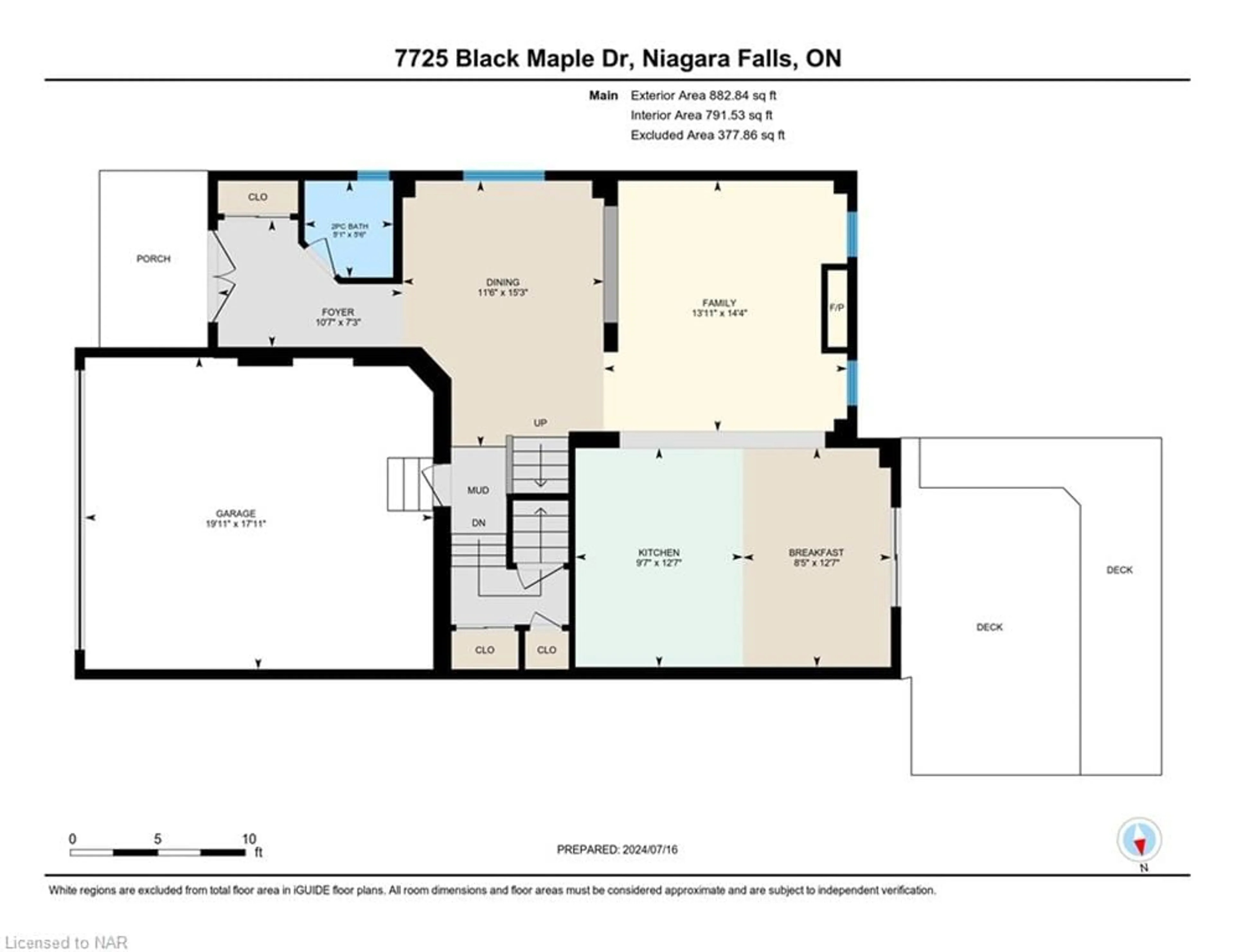 Floor plan for 7725 Black Maple Dr, Niagara Falls Ontario L2H 0N7