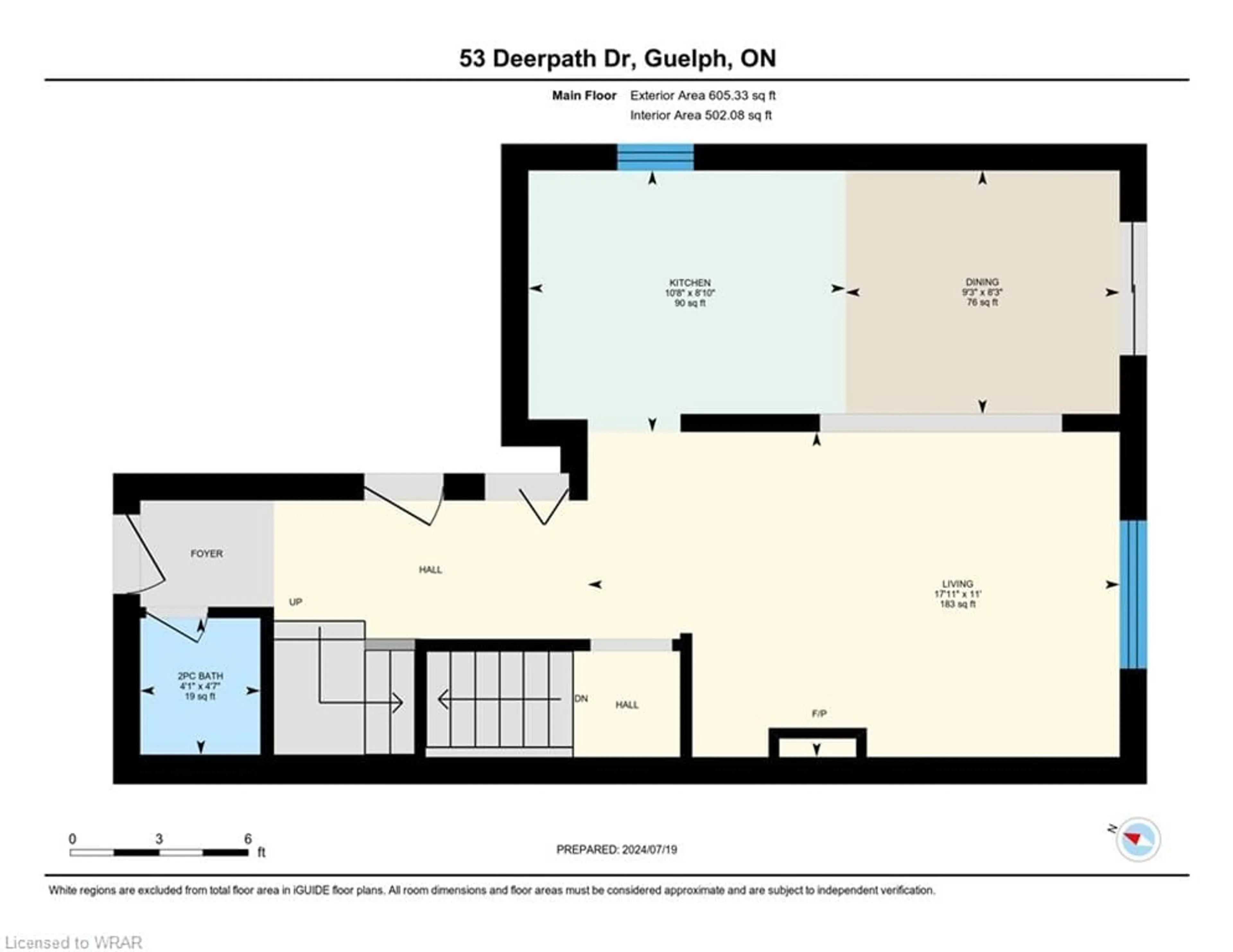 Floor plan for 53 Deerpath Dr, Guelph Ontario N1K 1V1