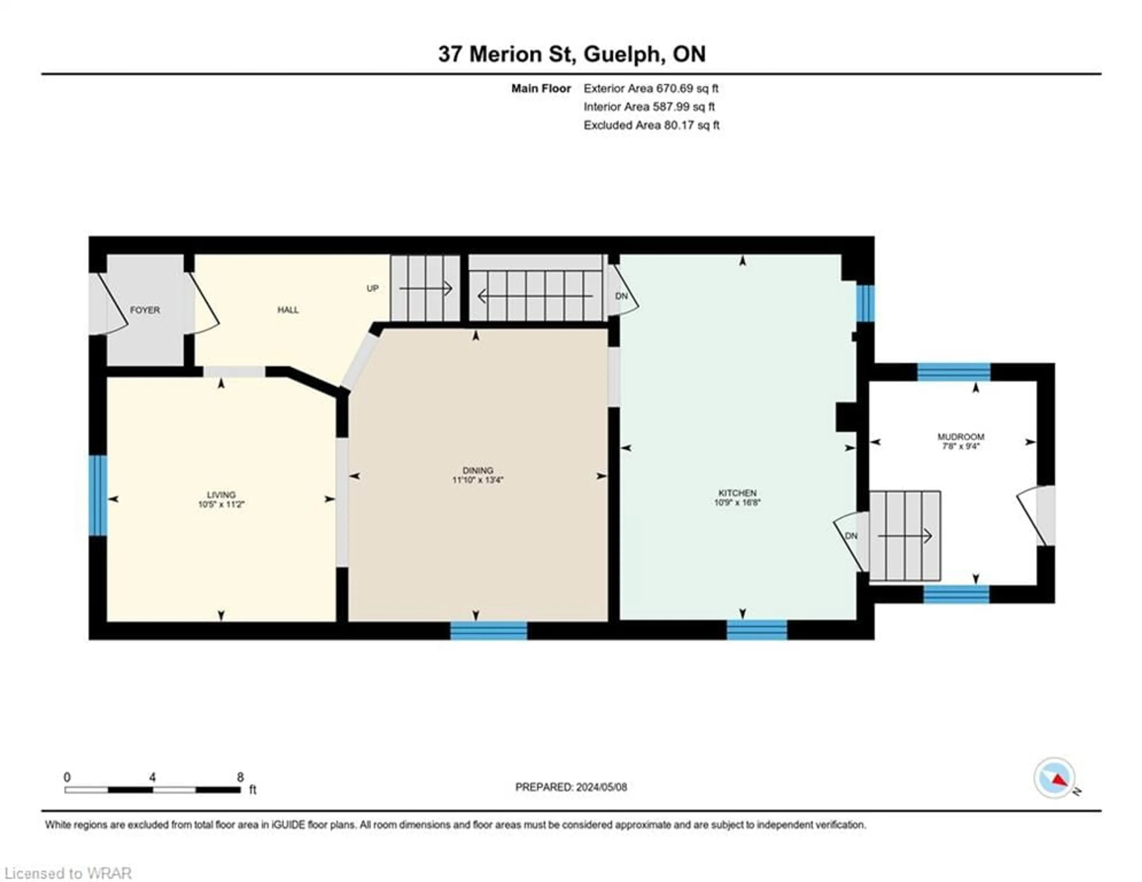 Floor plan for 37 Merion St, Guelph Ontario N1H 2L9