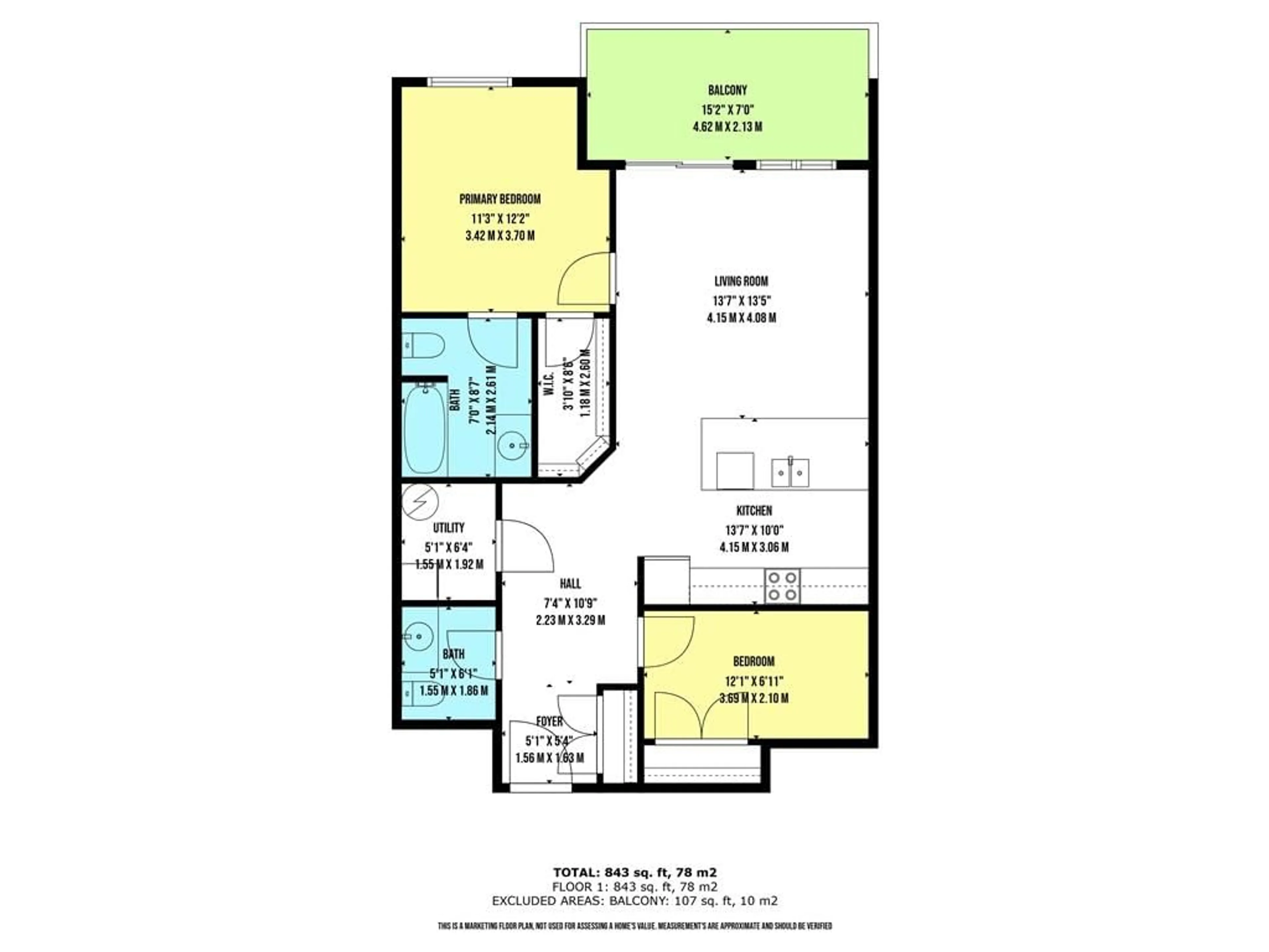 Floor plan for #307-75 Wallings Rd, Haliburton Ontario K0M 1S0