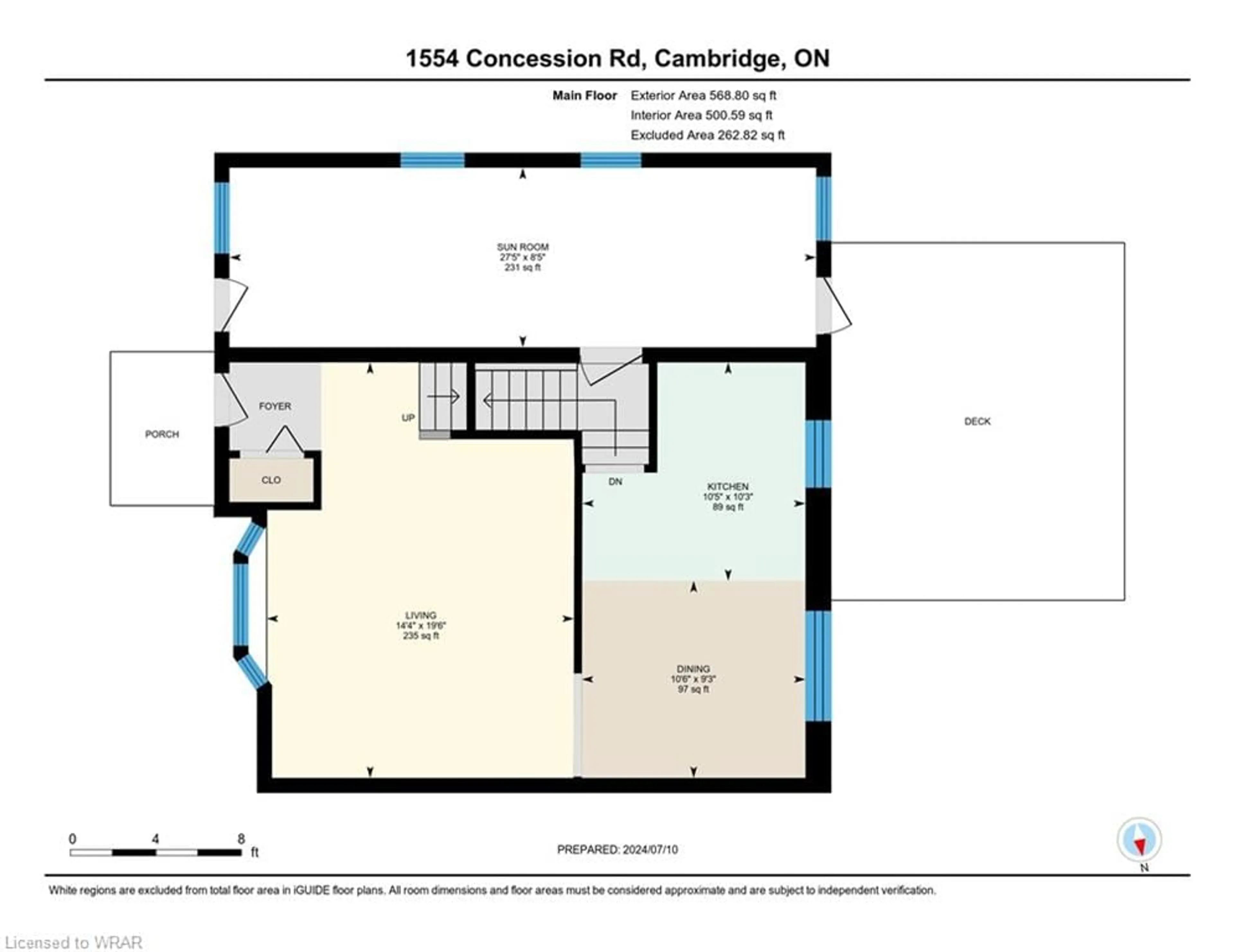 Floor plan for 1554 Concession Rd, Cambridge Ontario N3H 4L9