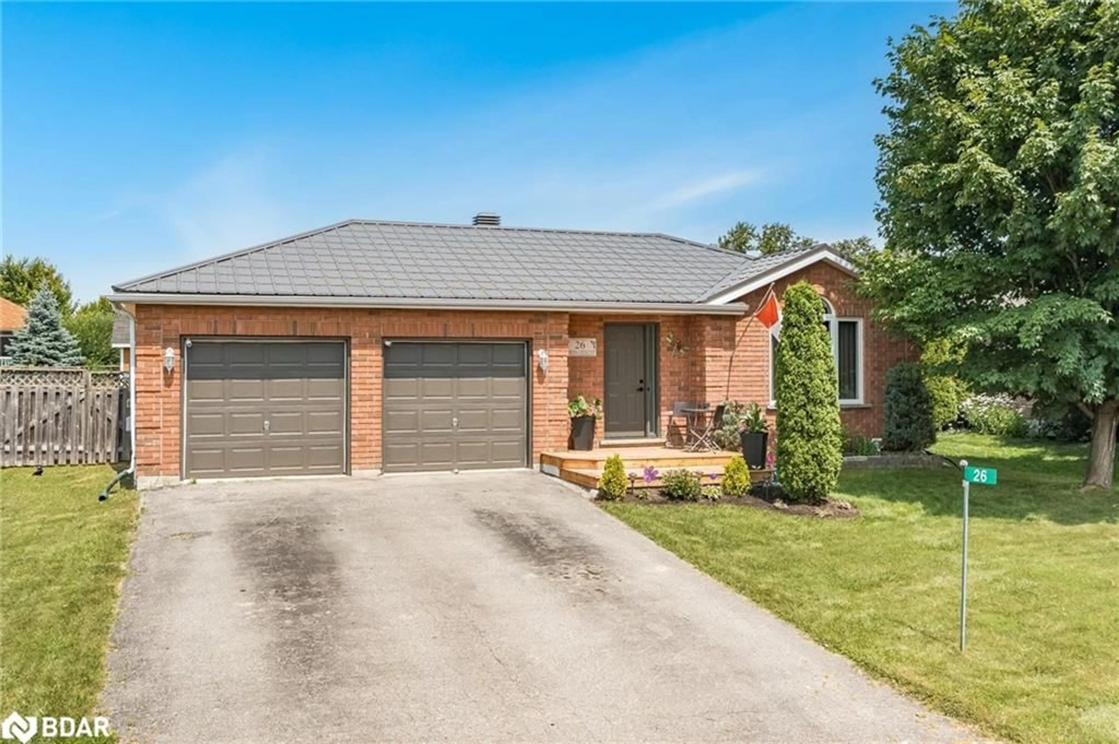 Home with brick exterior material for 26 Burton Cres, Elmvale Ontario L0L 1P0