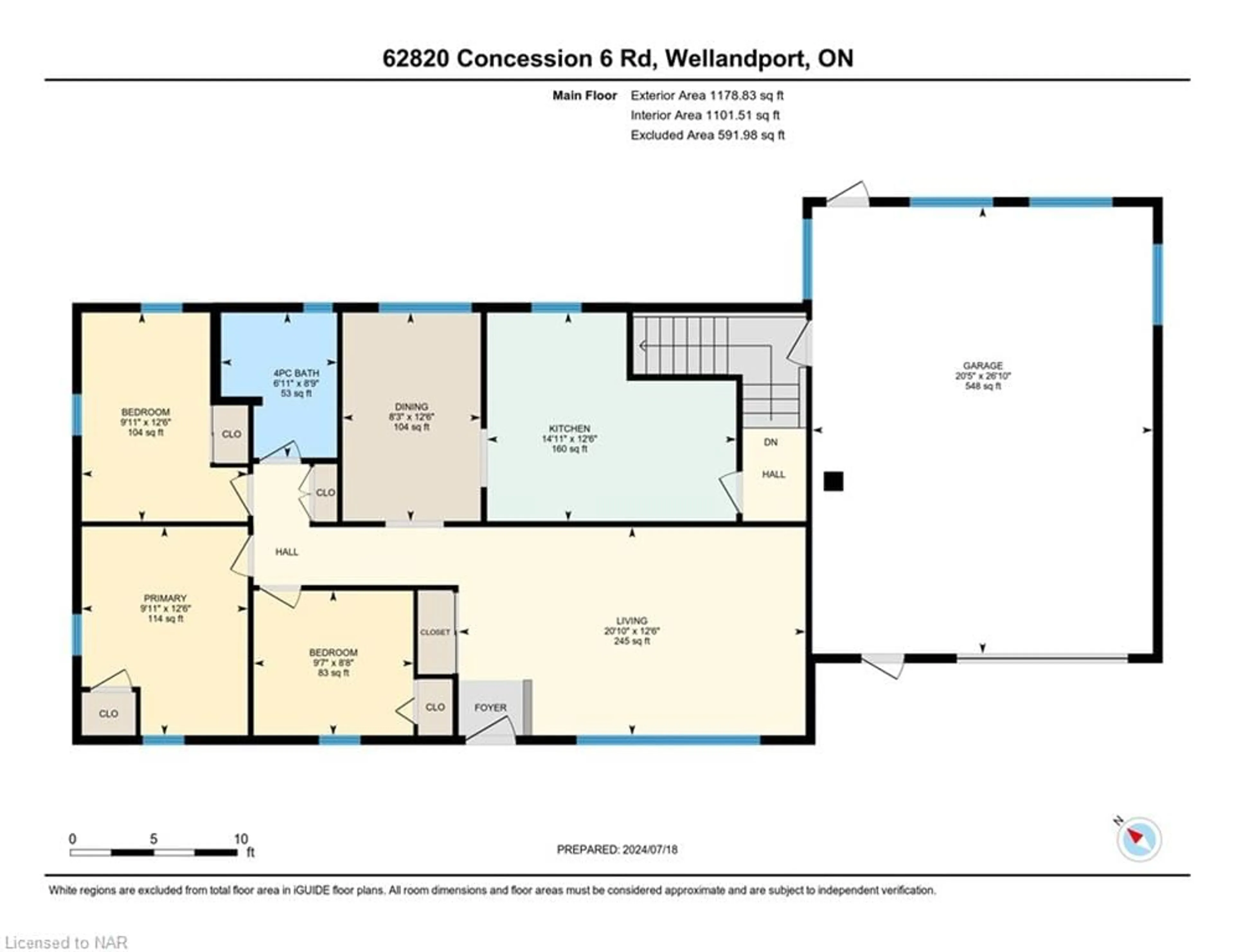 Floor plan for 62820 Concession 6c Rd, Wellandport Ontario L0R 2J0