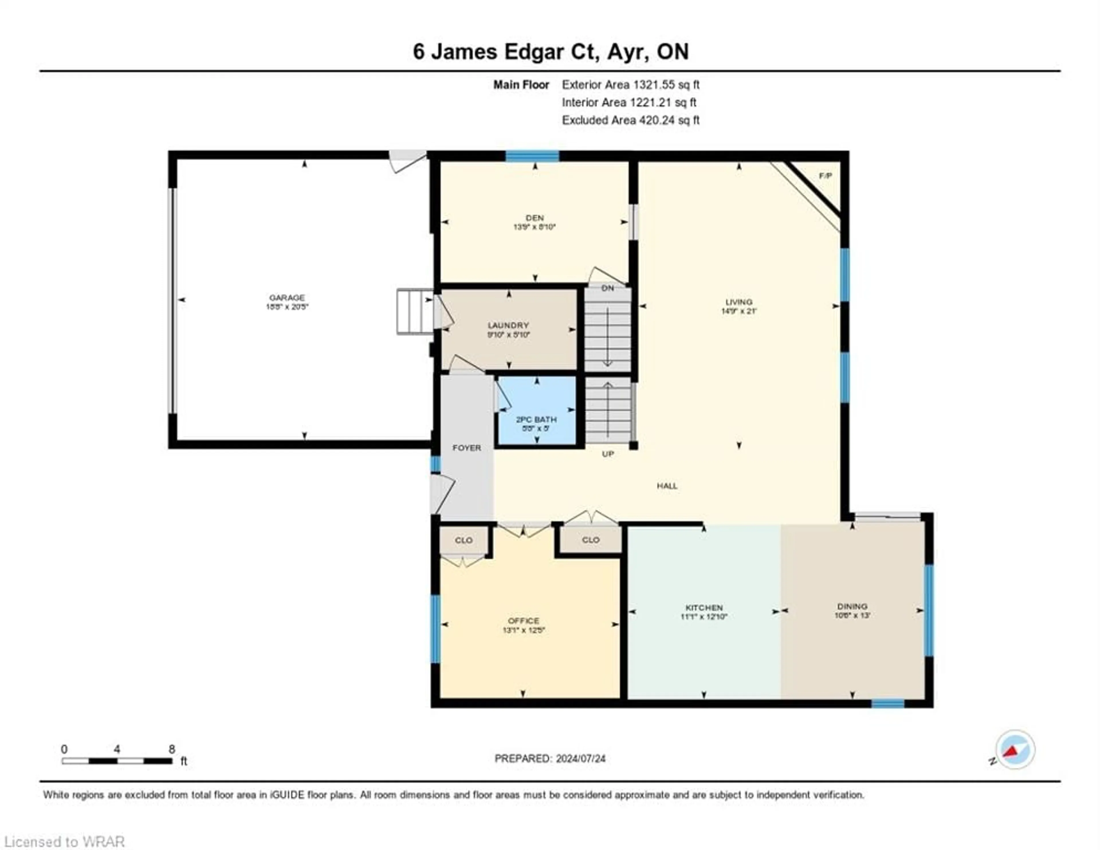 Floor plan for 6 James Edgar Crt, Ayr Ontario N0B 1E0