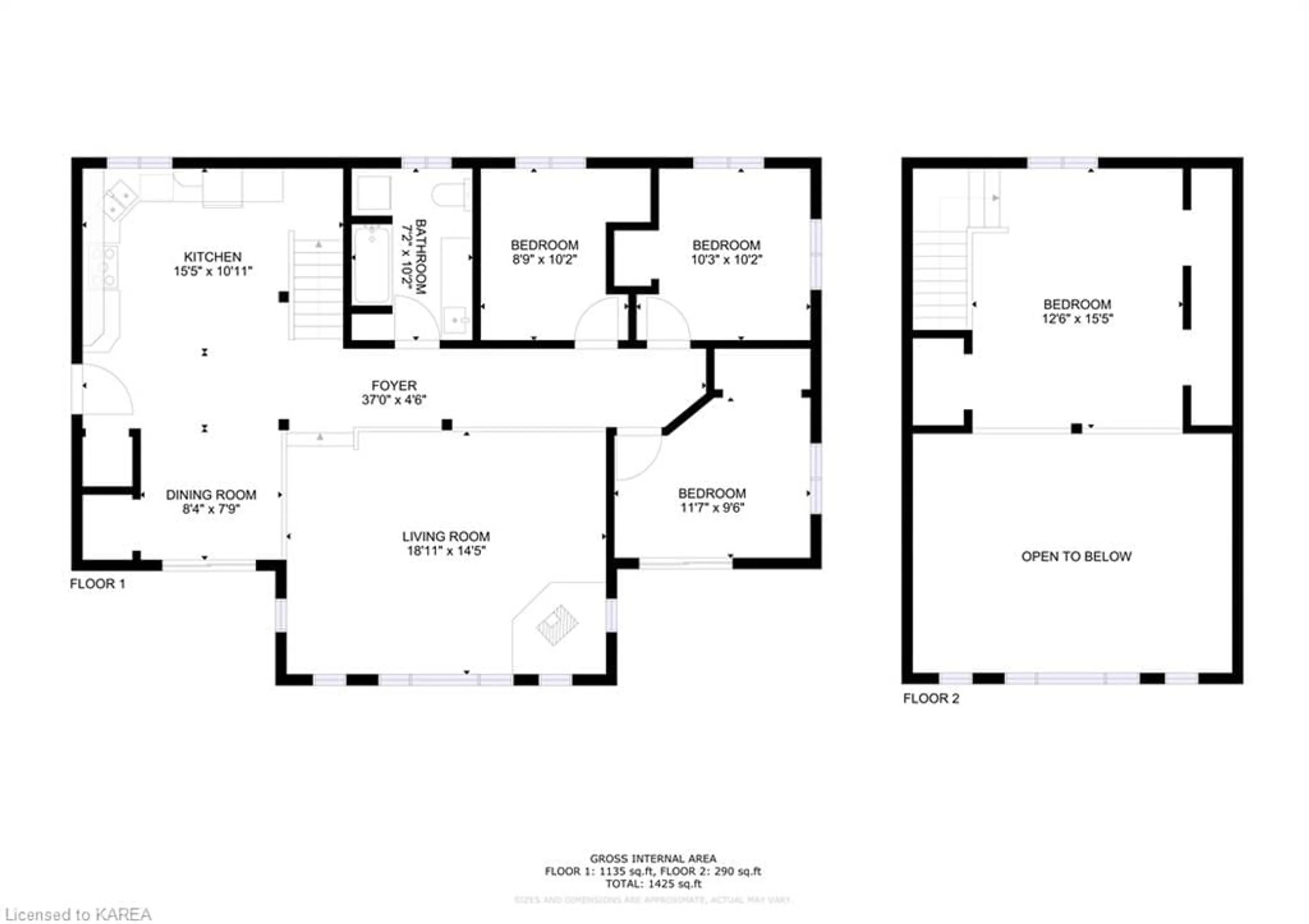 Floor plan for 45 James Wilson Rd, Hartington Ontario K0H 1W0