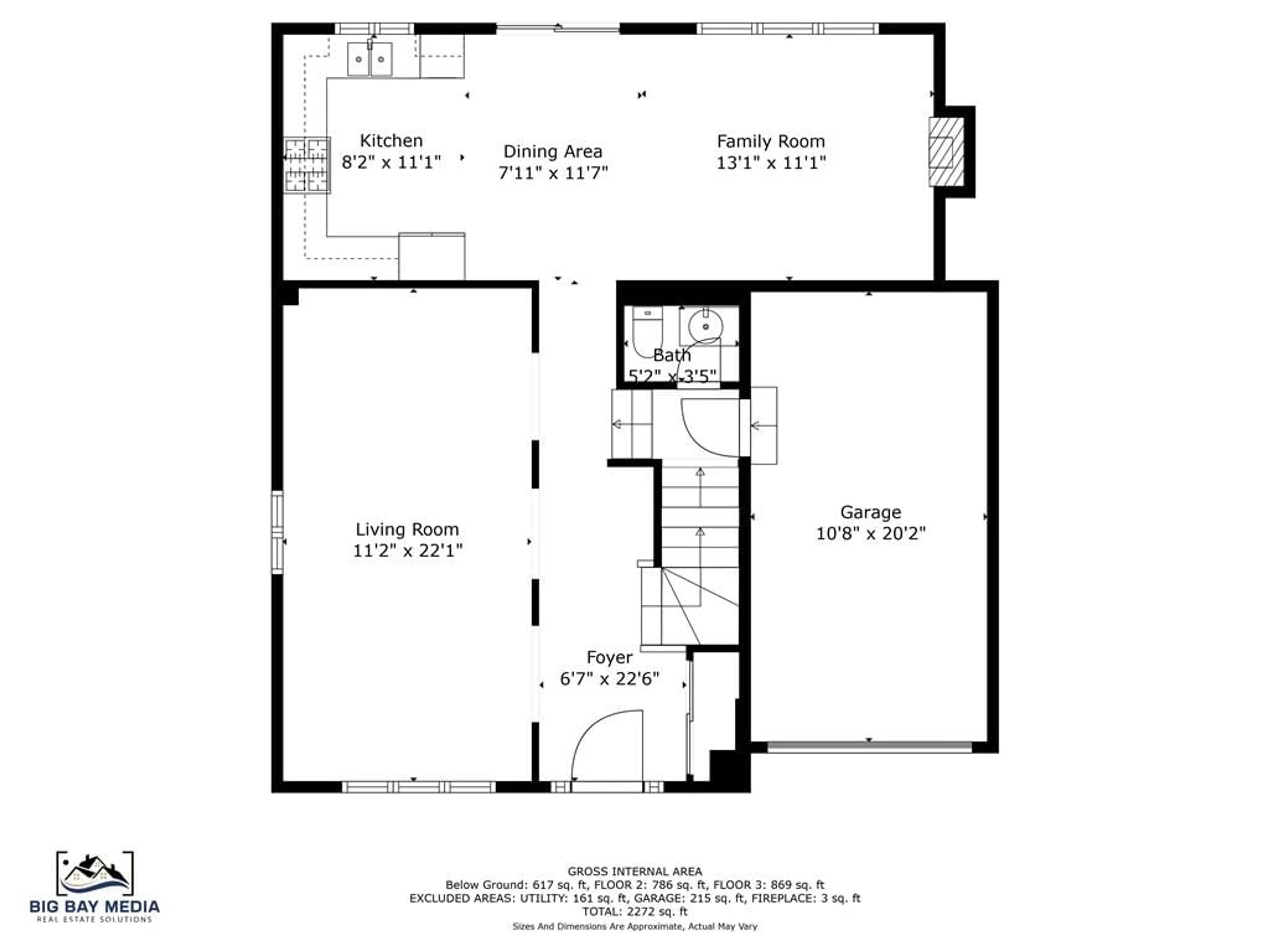 Floor plan for 20 Cranberry Lane, Barrie Ontario L4N 0Z1