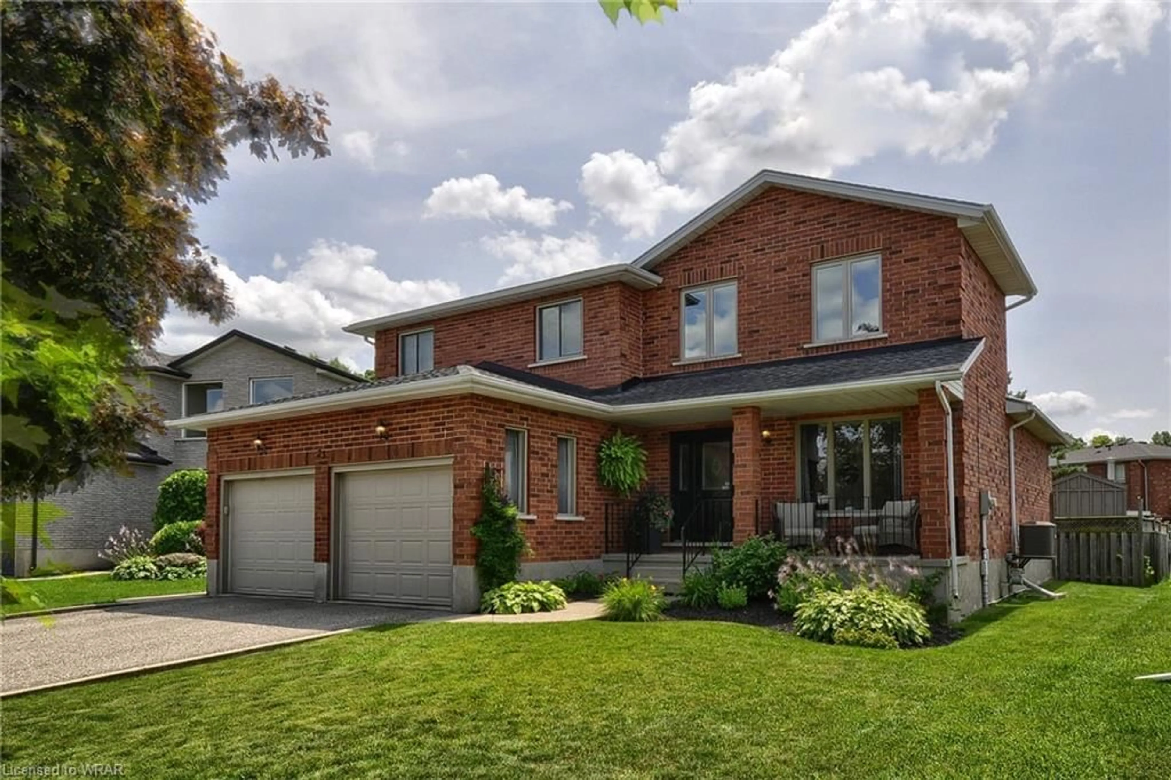 Home with brick exterior material for 23 Carlos Crt, Cambridge Ontario N1R 8H4