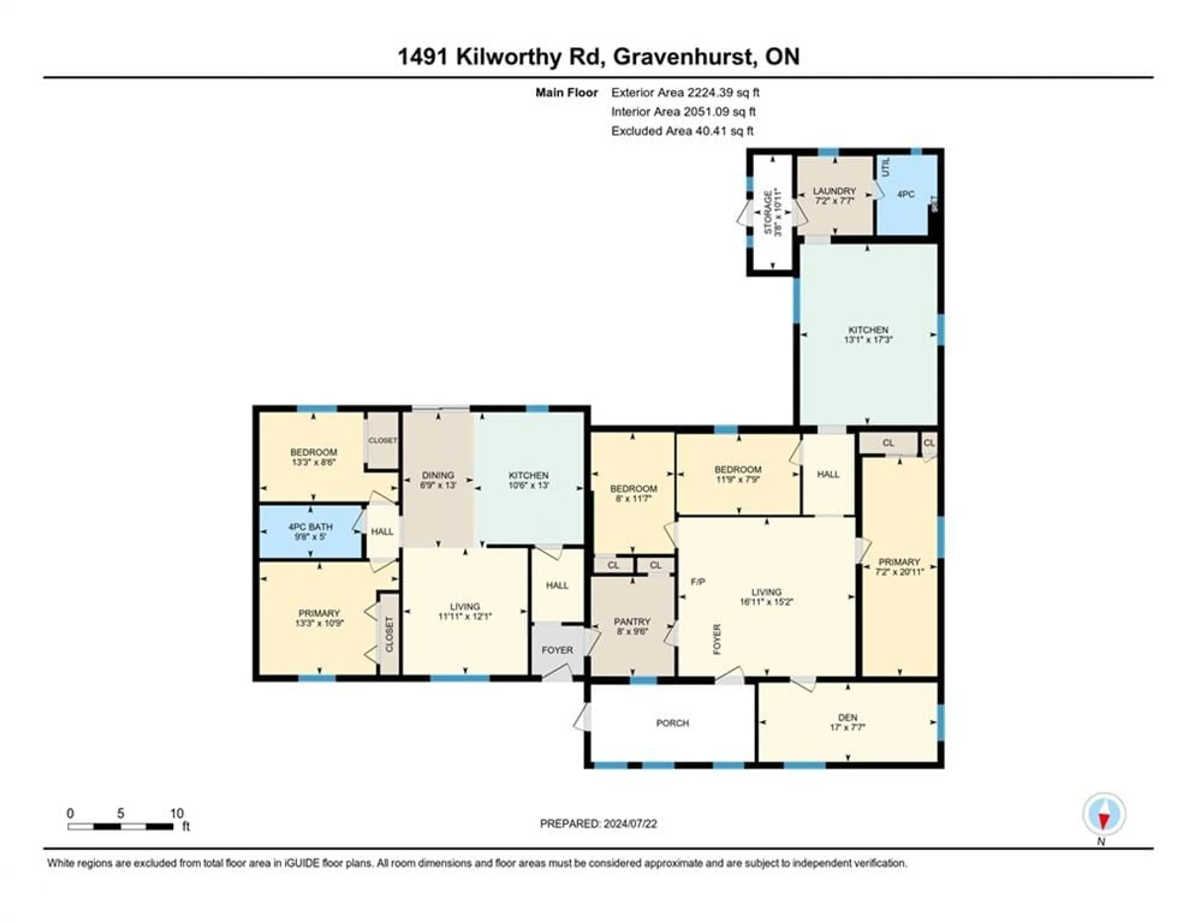 Floor plan for 1491 Kilworthy Rd, Kilworthy Ontario P0E 1G0