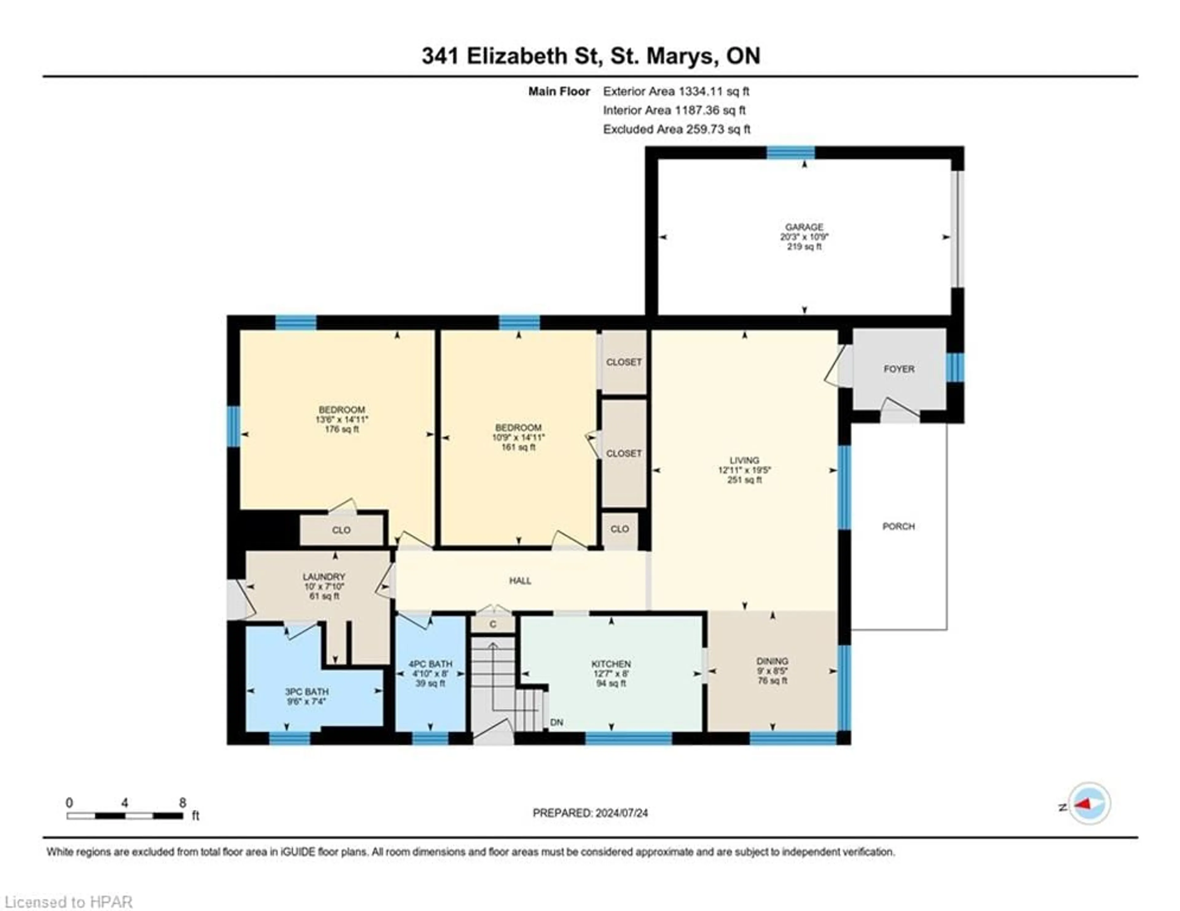 Floor plan for 341 Elizabeth St, St. Marys Ontario N4X 1B4