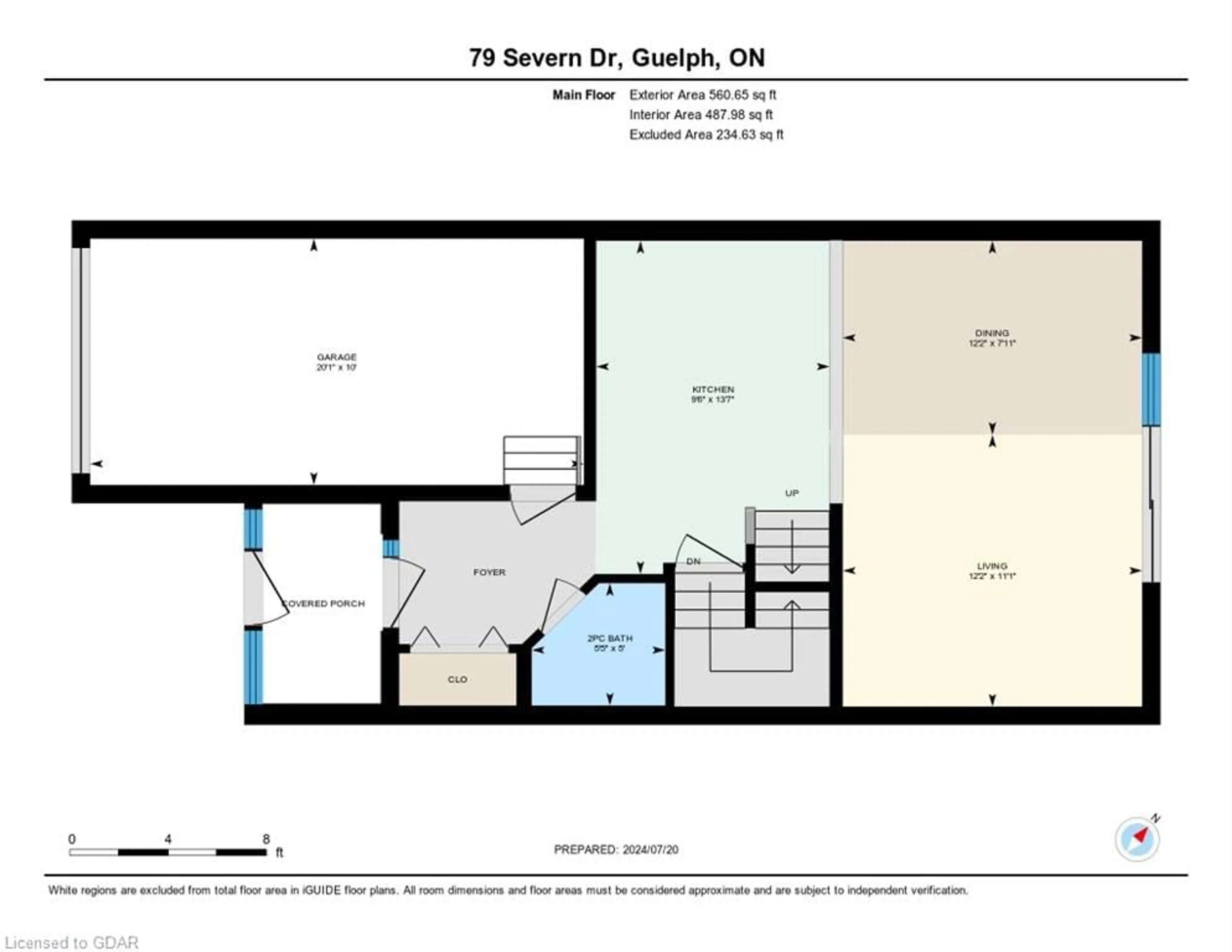 Floor plan for 79 Severn Dr, Guelph Ontario N1E 7L2