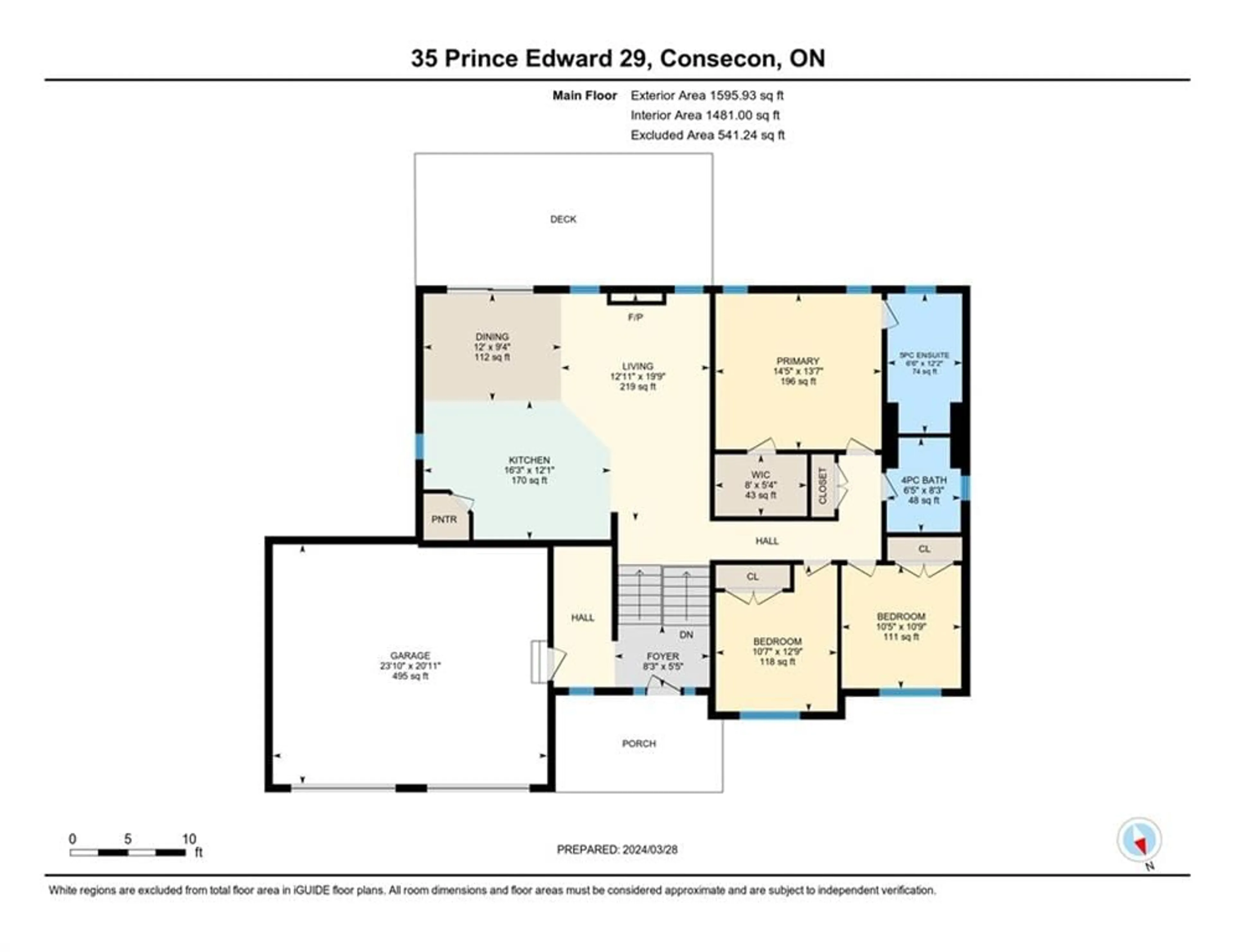 Floor plan for 35 County Rd 29, Consecon Ontario K0K 1T0