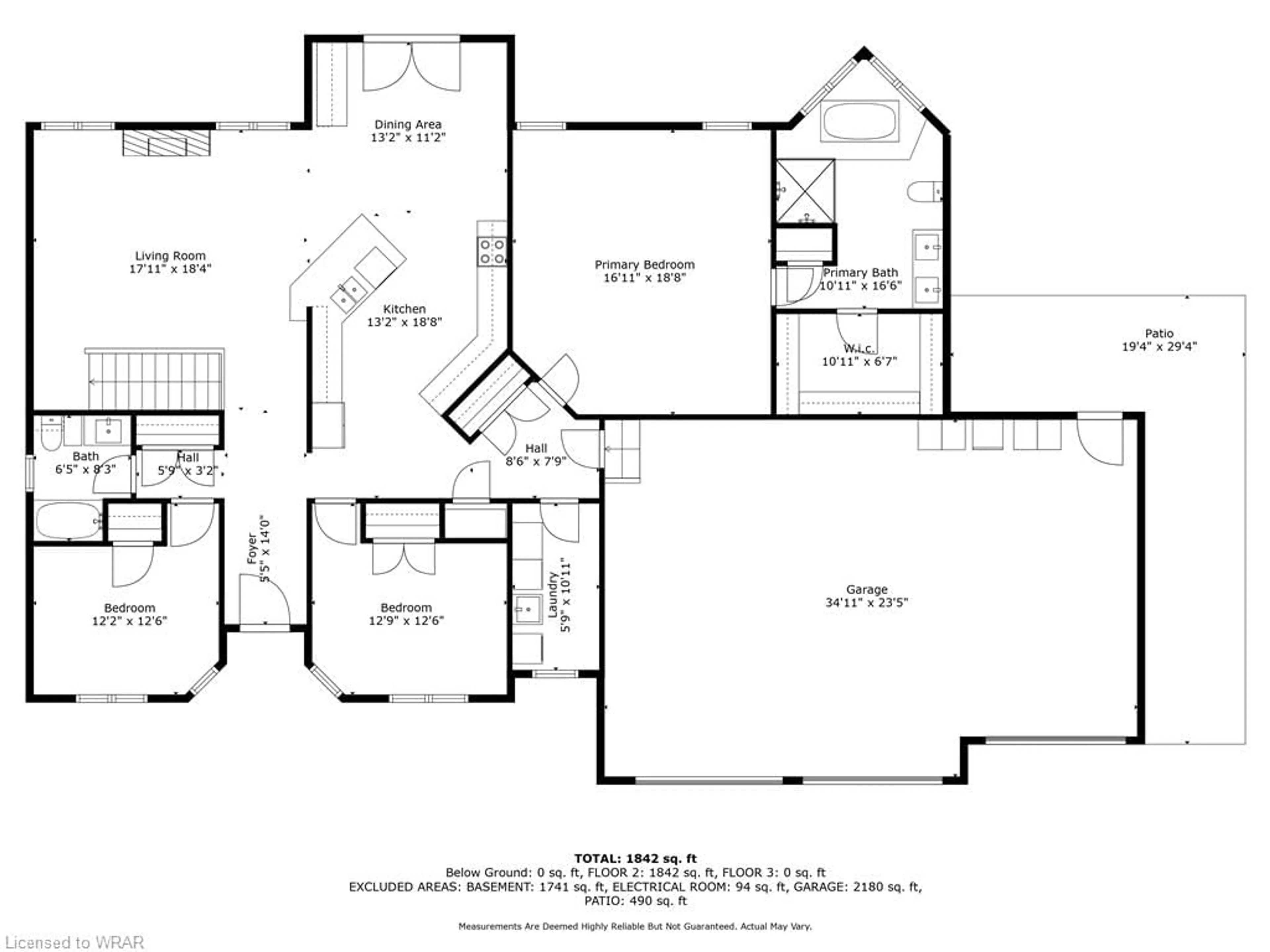 Floor plan for 191 53 Hwy, Cathcart Ontario N0E 1A0