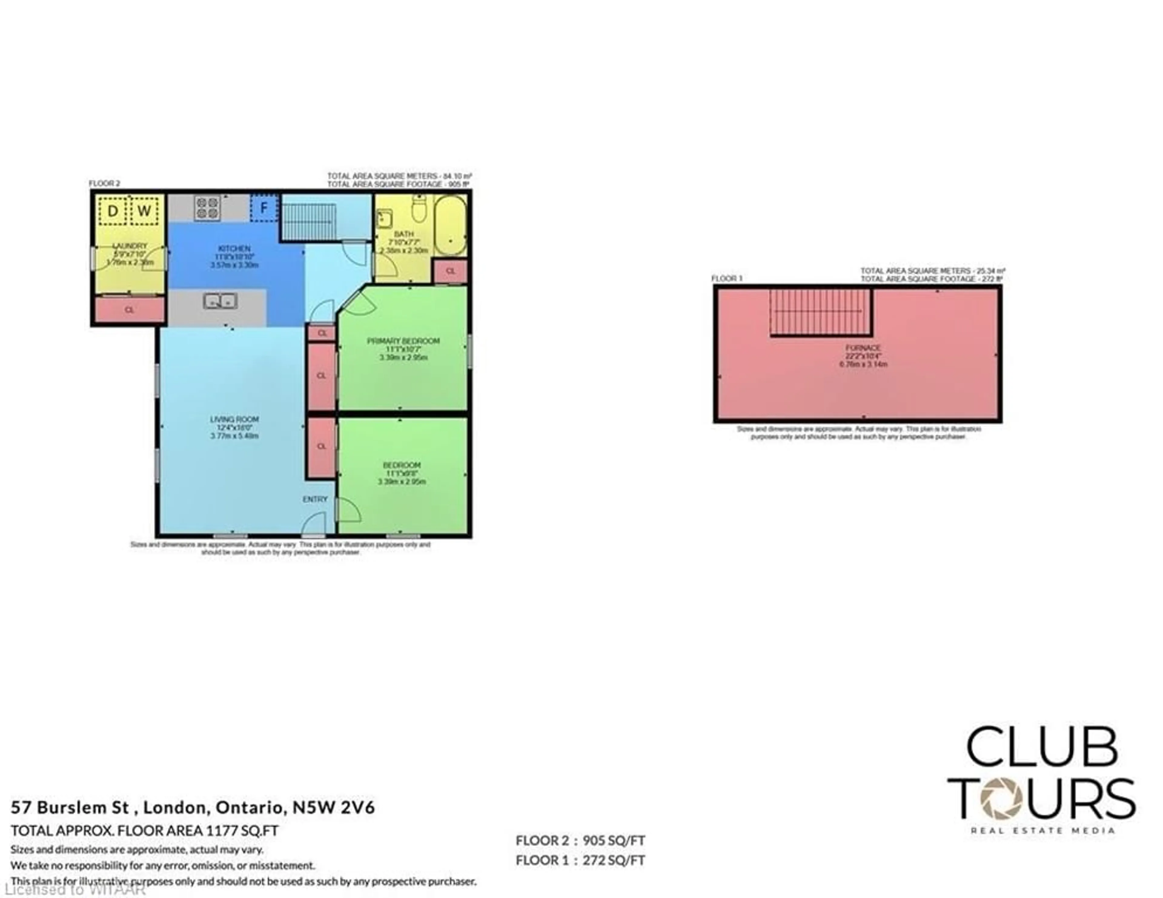 Floor plan for 57 Burslem St, London Ontario N5W 2V6