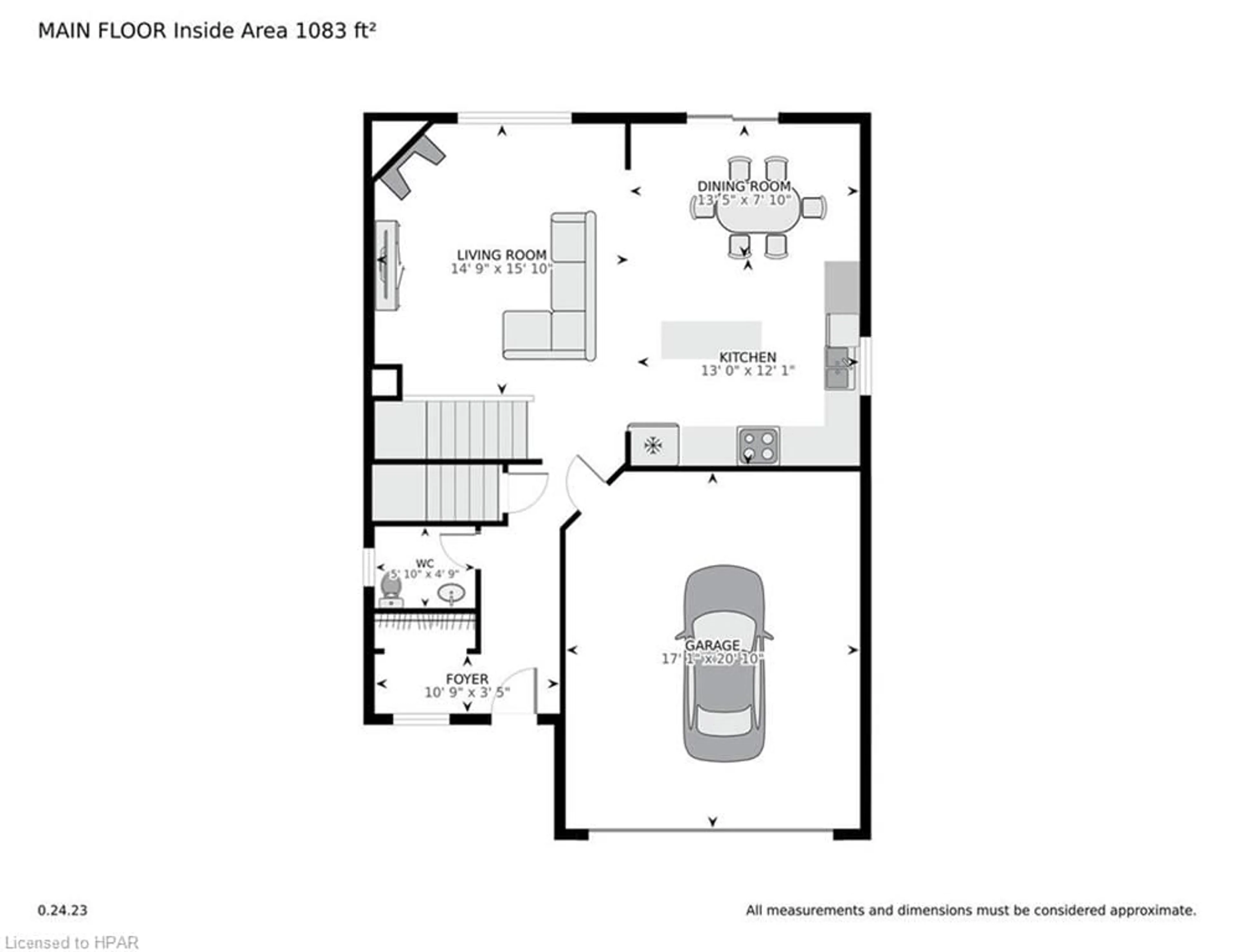 Floor plan for 27 Ahrens Dr, Stratford Ontario N5A 0E9