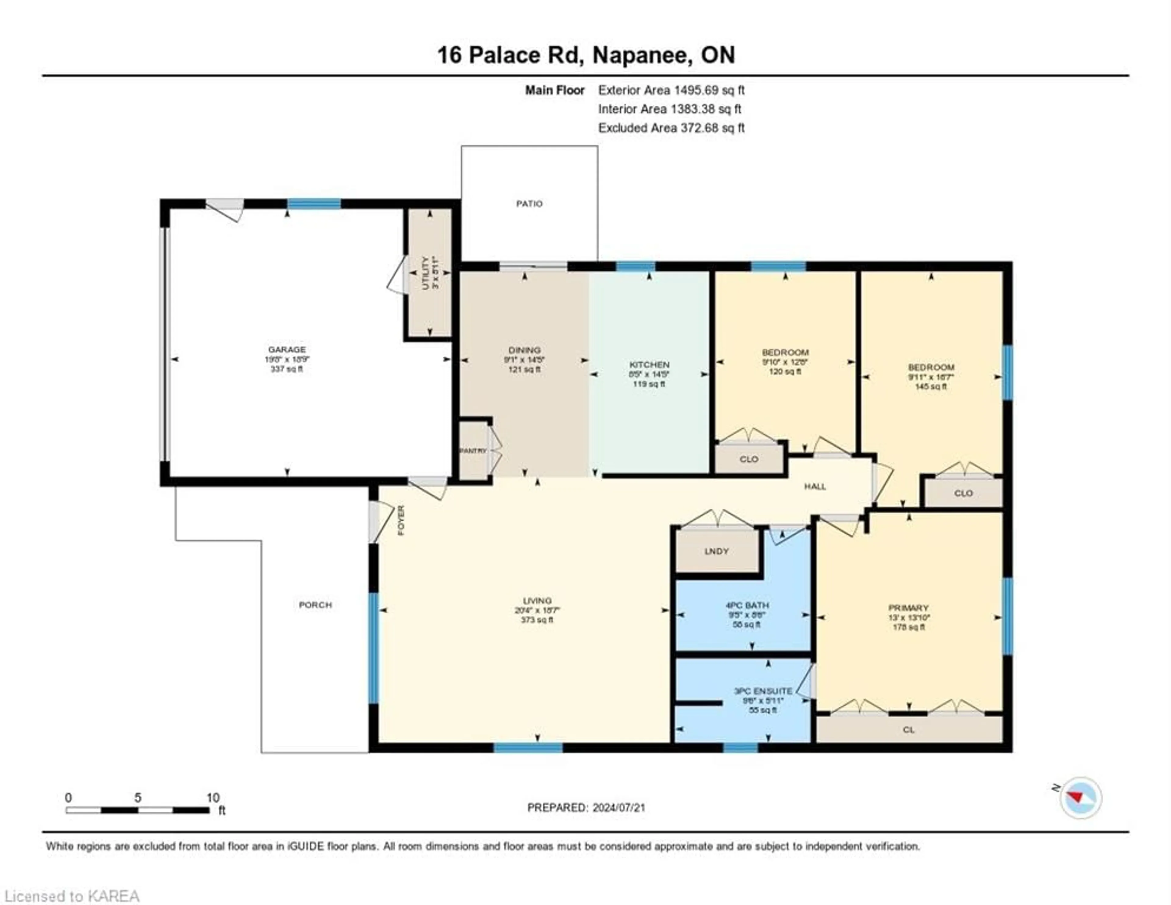 Floor plan for 16 Palace Rd, Napanee Ontario K7R 1A3