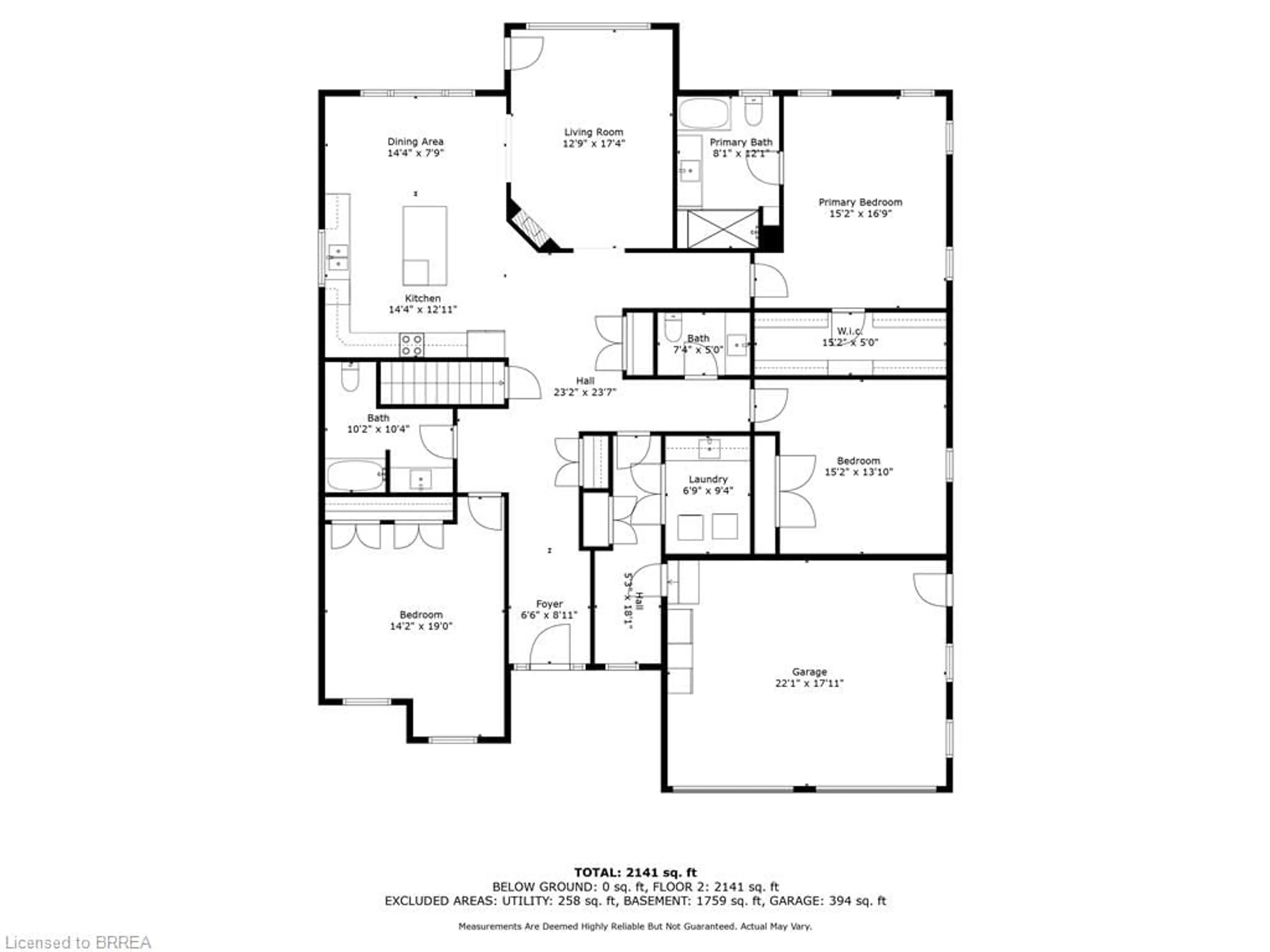 Floor plan for 11715 Plank Rd, Eden Ontario N0J 1H0