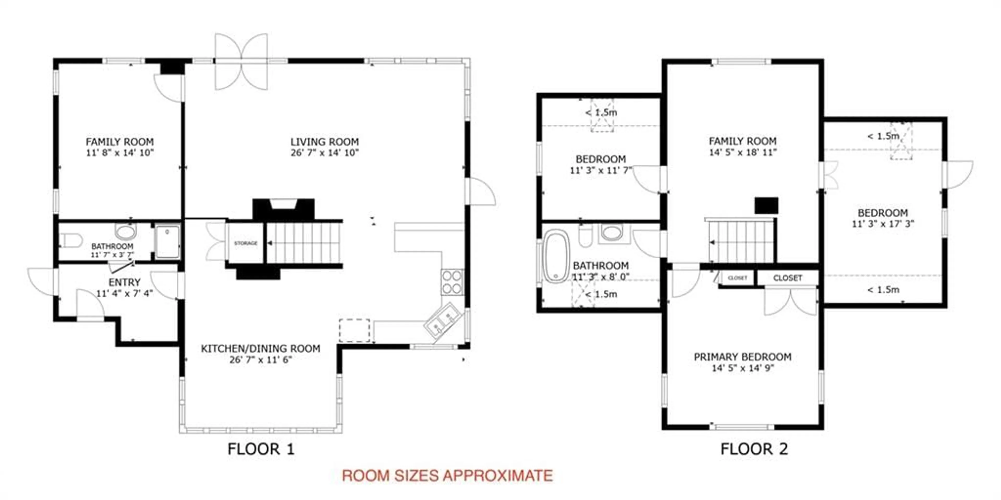 Floor plan for 5262 Conc 2 Sunnidale, New Lowell Ontario L0M 1N0