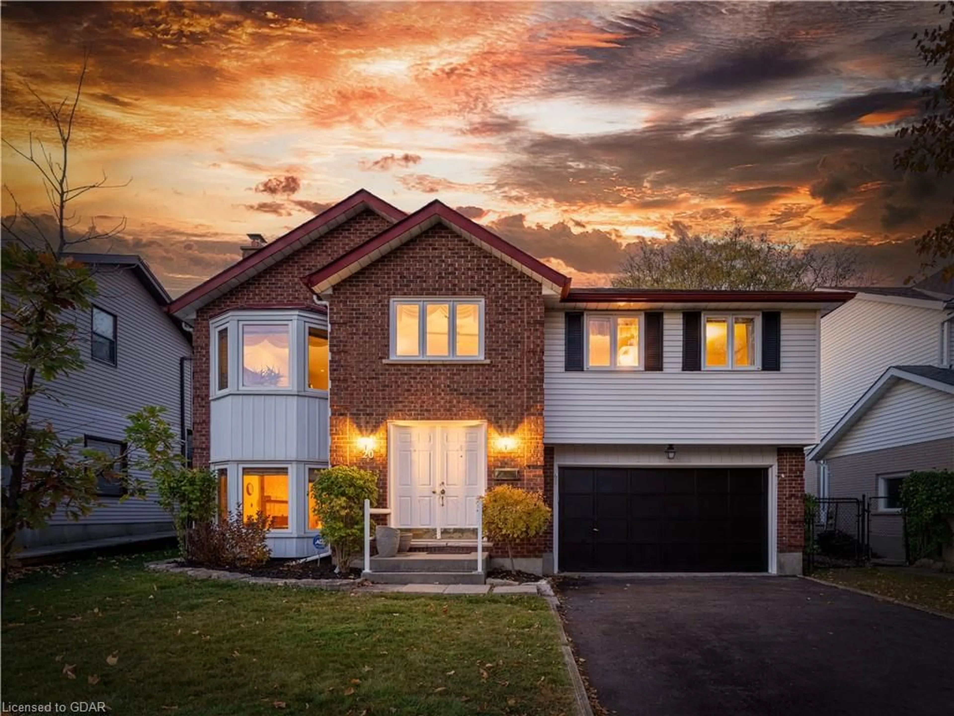 Home with brick exterior material for 20 Sagewood Pl, Guelph Ontario N1G 3M6