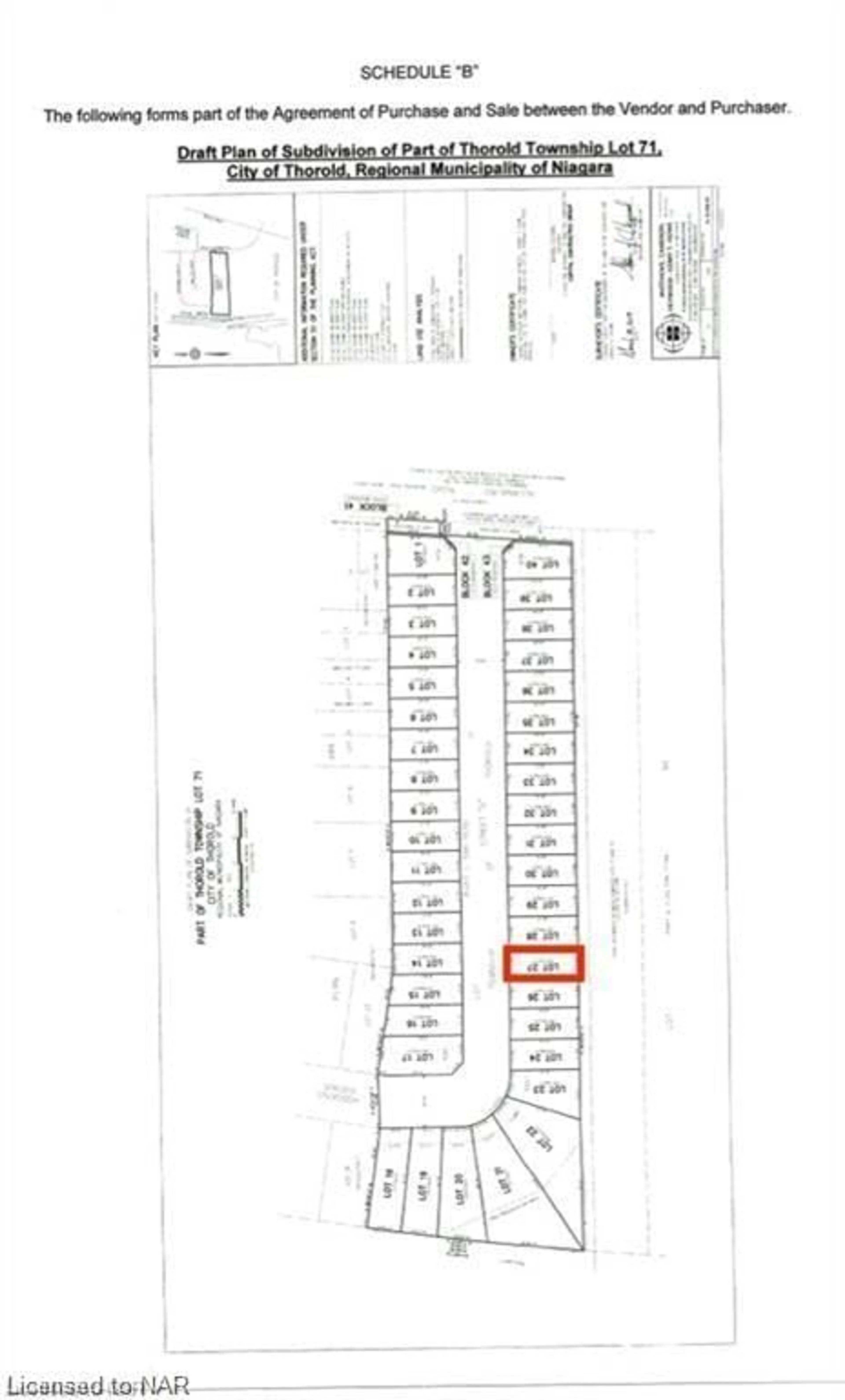 Floor plan for LOT 27 156 Hodgkins Ave, Thorold Ontario L2V 1M2