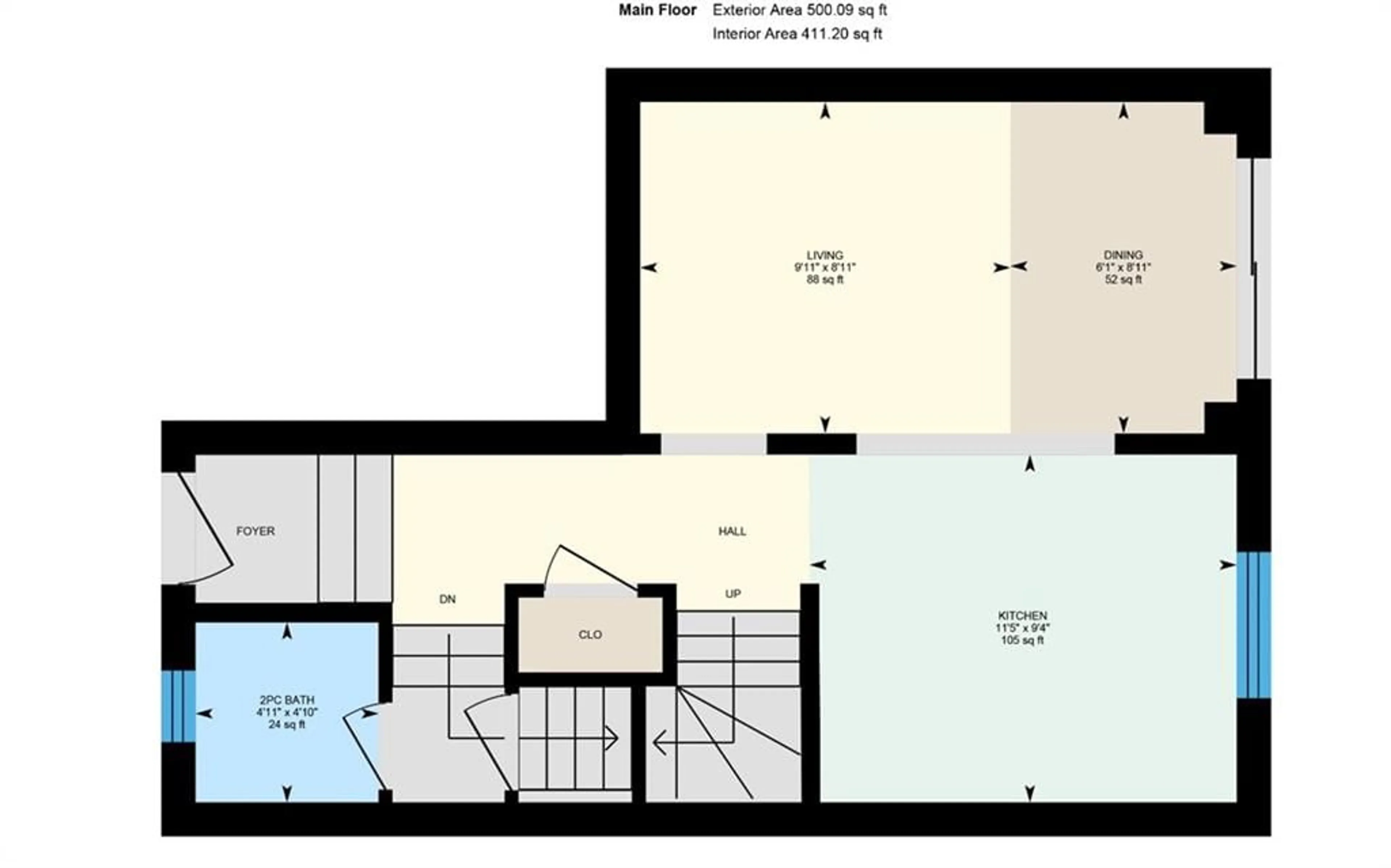 Floor plan for 105 Pearcey Cres, Barrie Ontario L4N 6R7