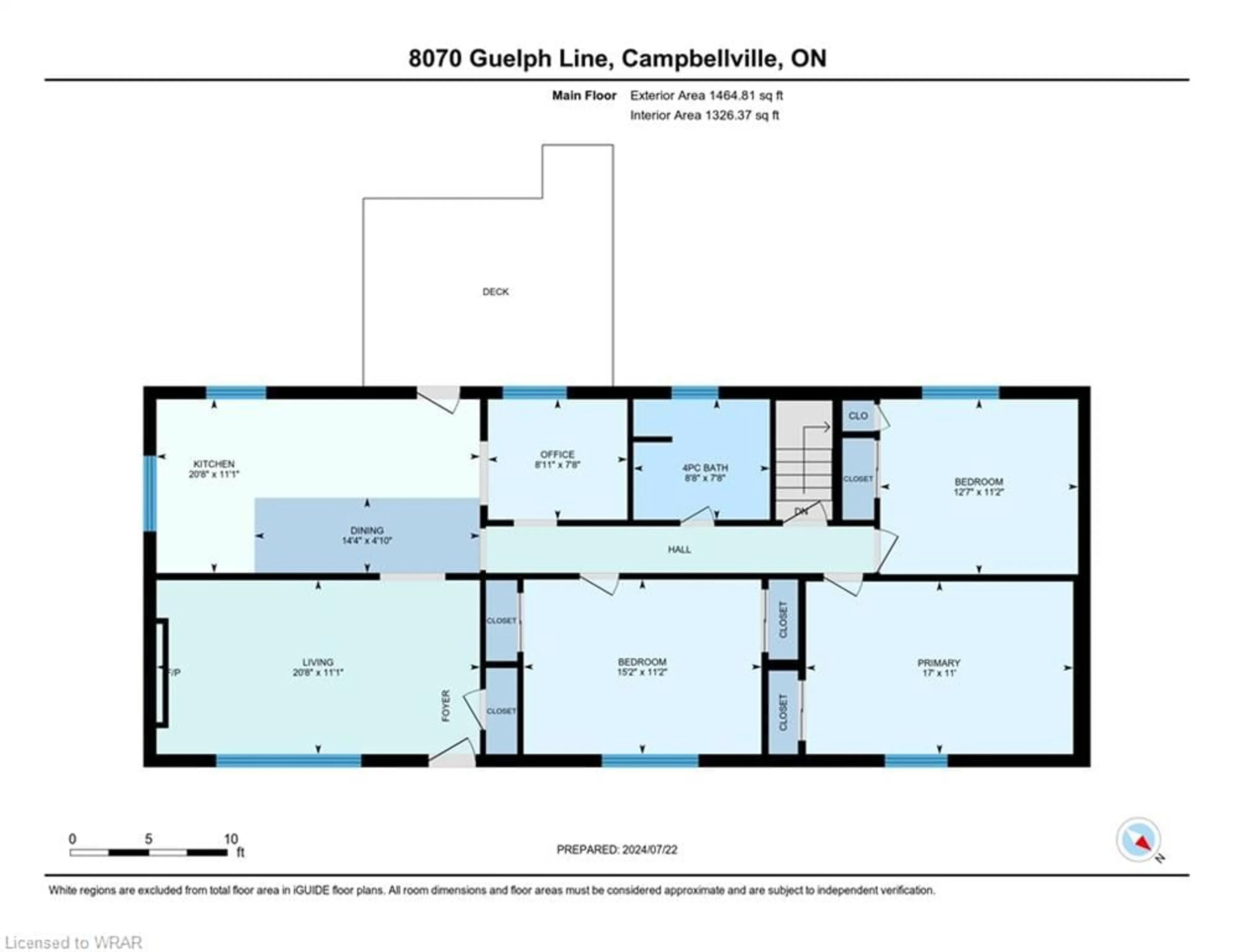 Floor plan for 8070 Guelph Line, Campbellville Ontario L0P 1B0