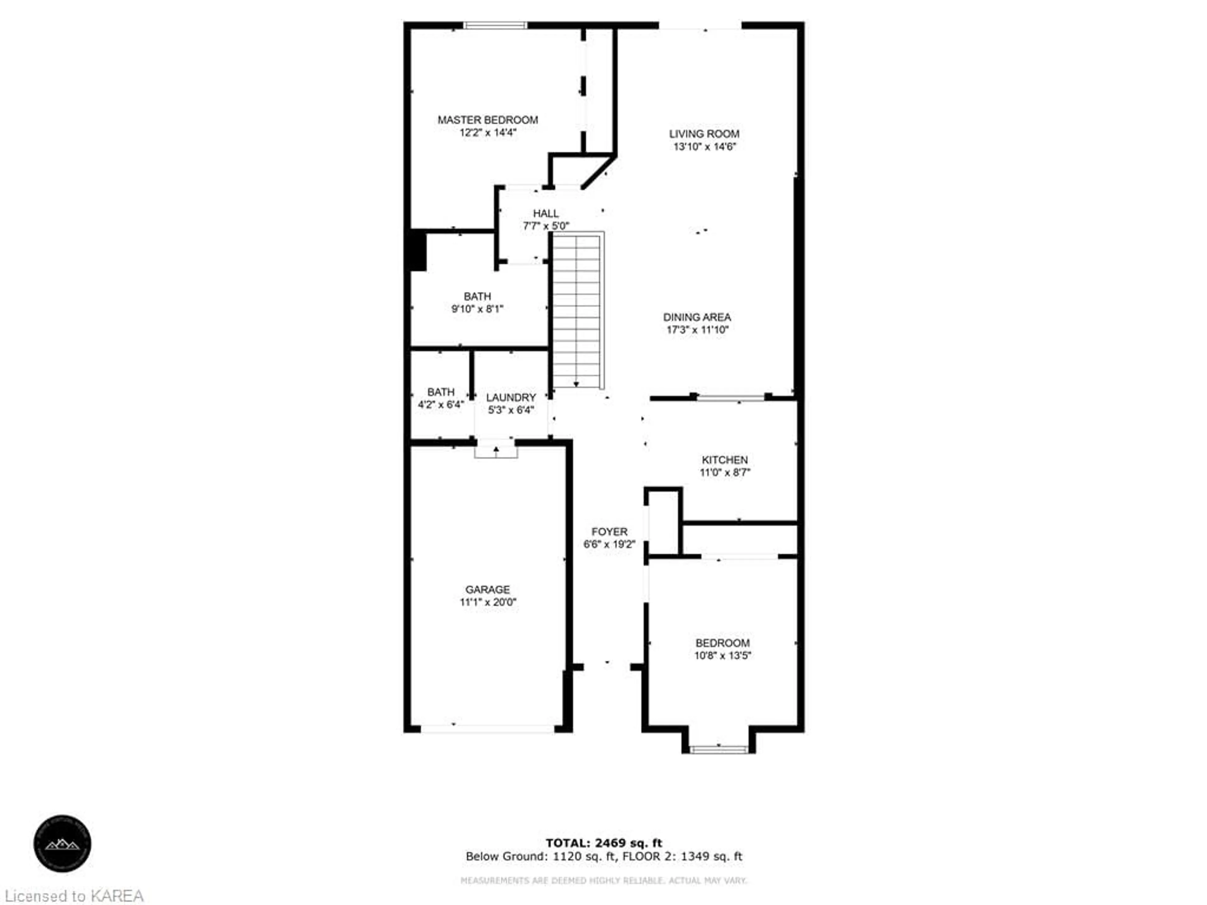 Floor plan for 1193 Wheathill St, Kingston Ontario K7M 0A5