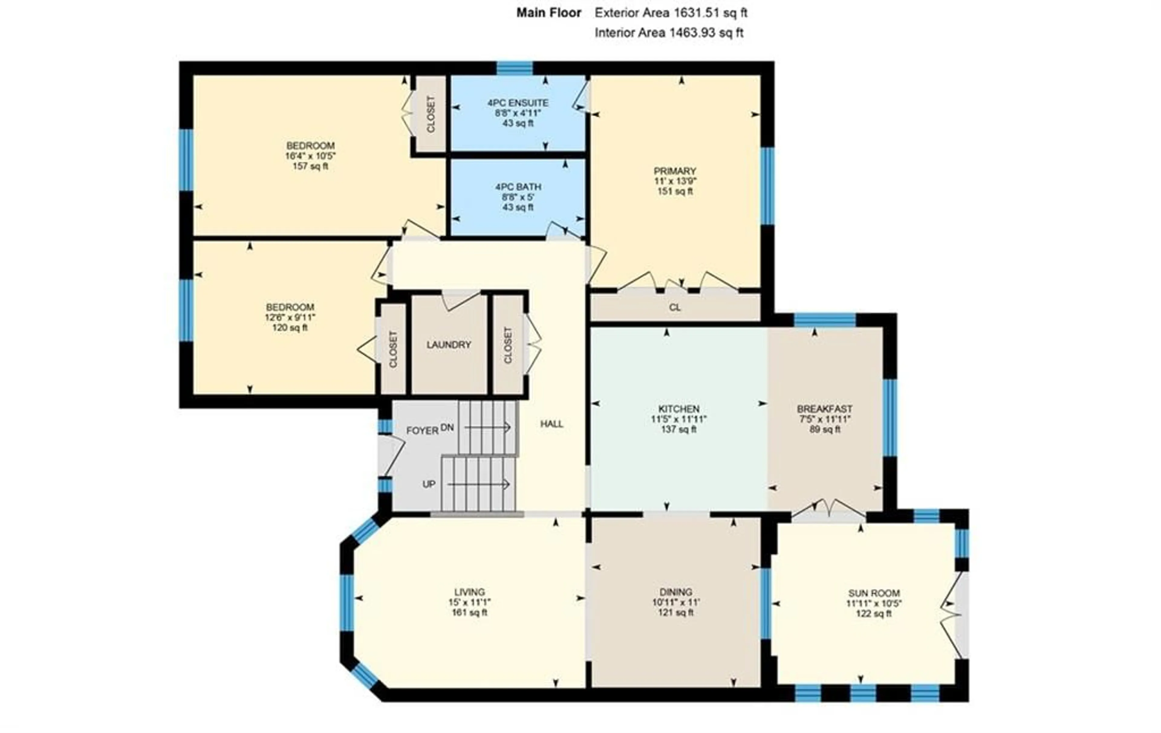 Floor plan for 274 Edgehill Dr, Barrie Ontario L4N 7W9