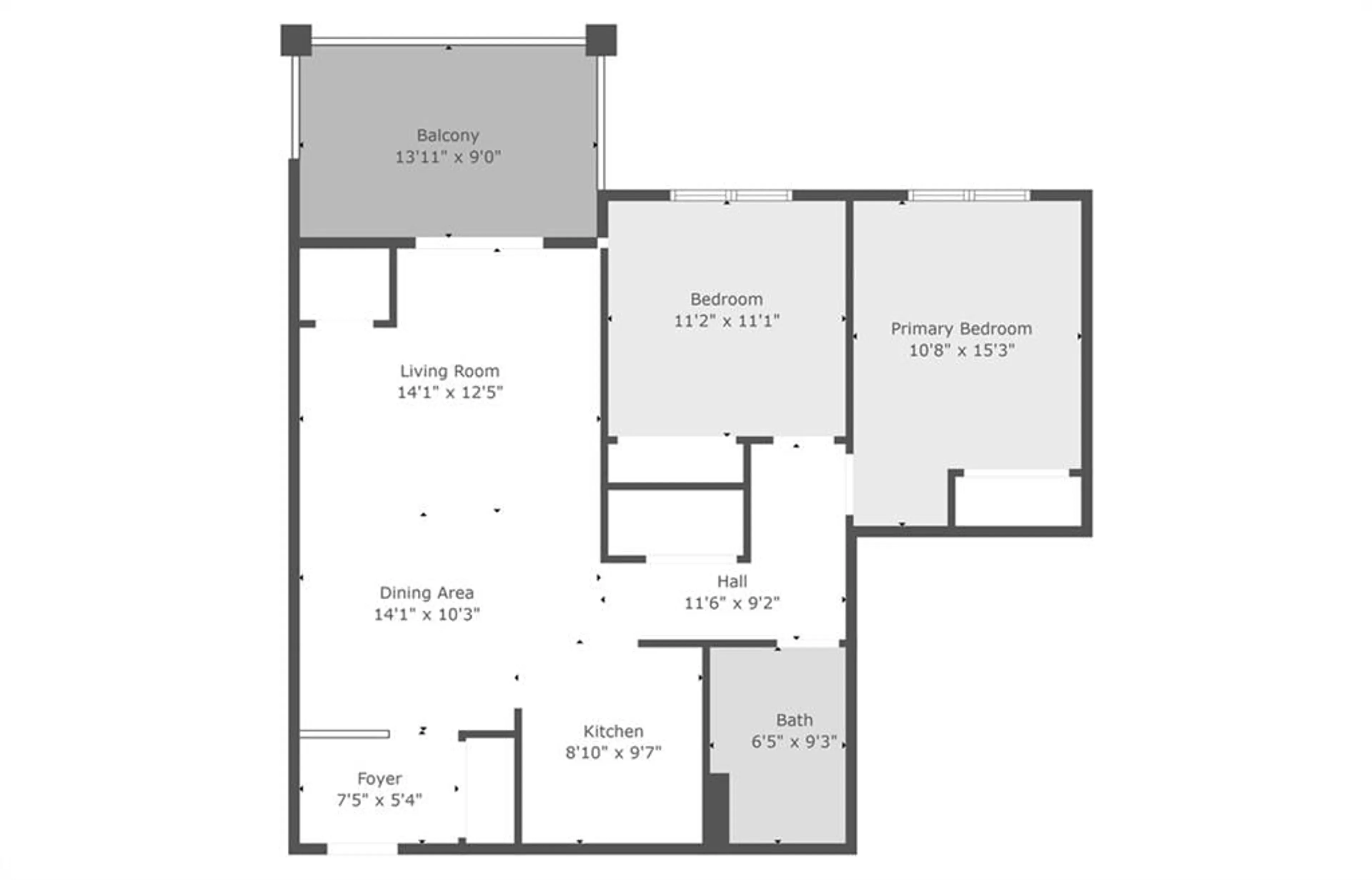 Floor plan for 5 Greenwich St #108, Barrie Ontario L4N 7Y8