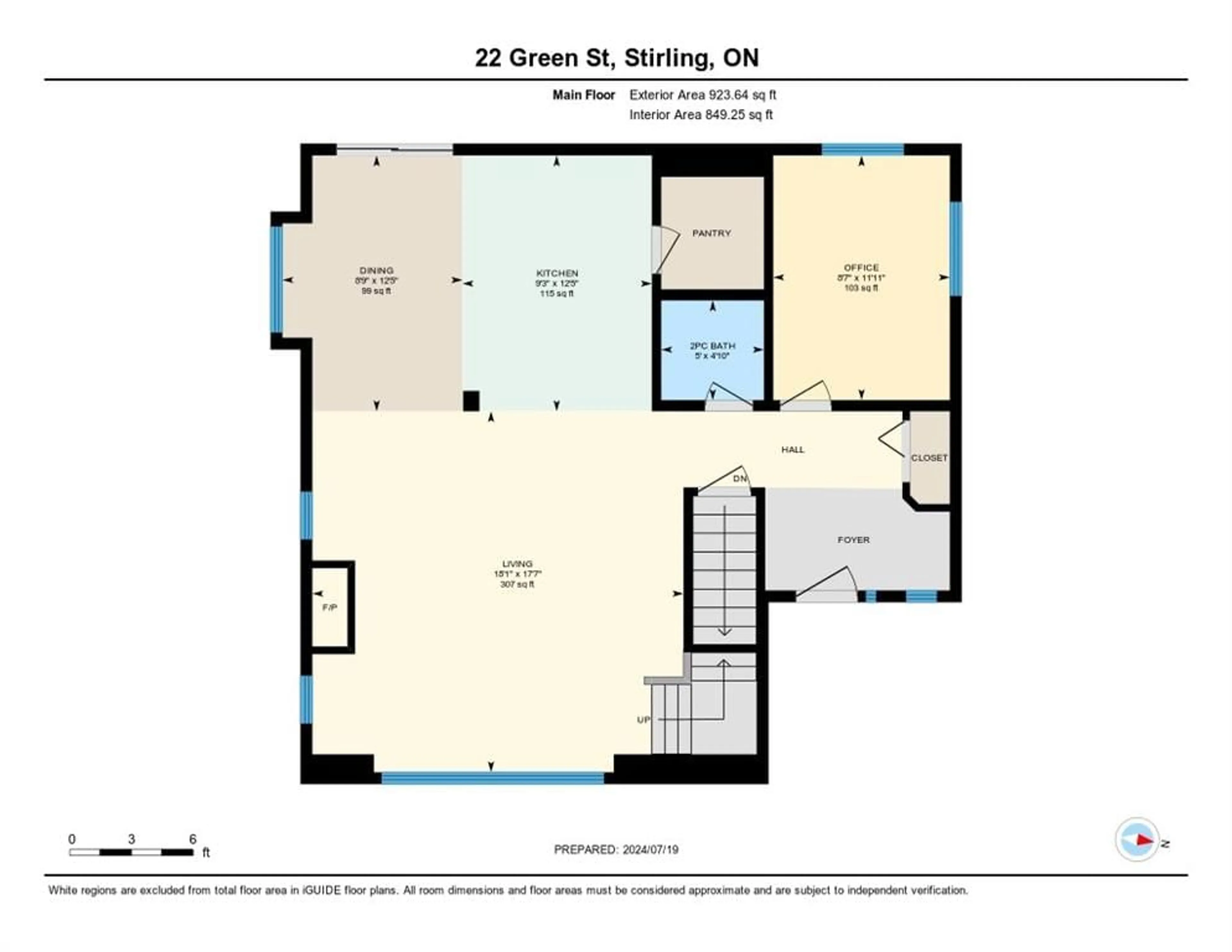 Floor plan for 22 Green St, Stirling Ontario K0K 3C0