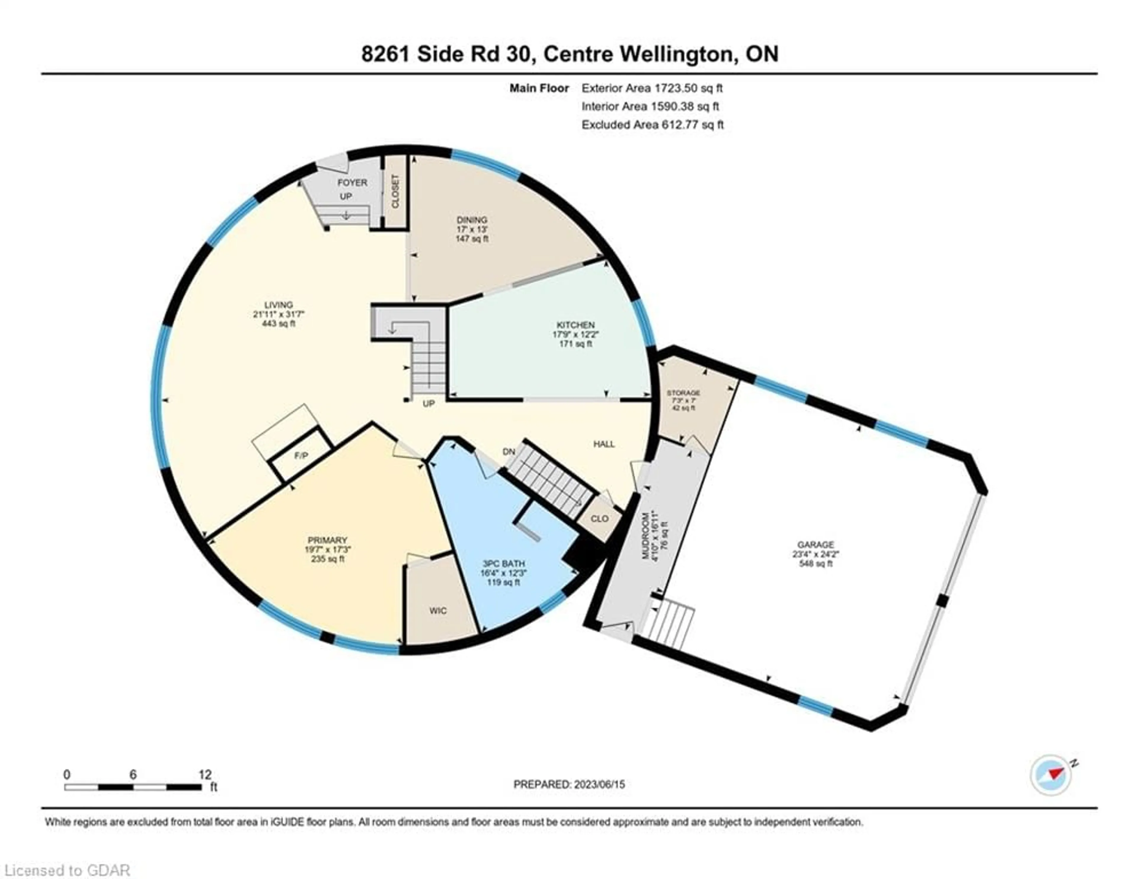 Floor plan for 8261 Sideroad 30, Fergus Ontario N0B 2K0