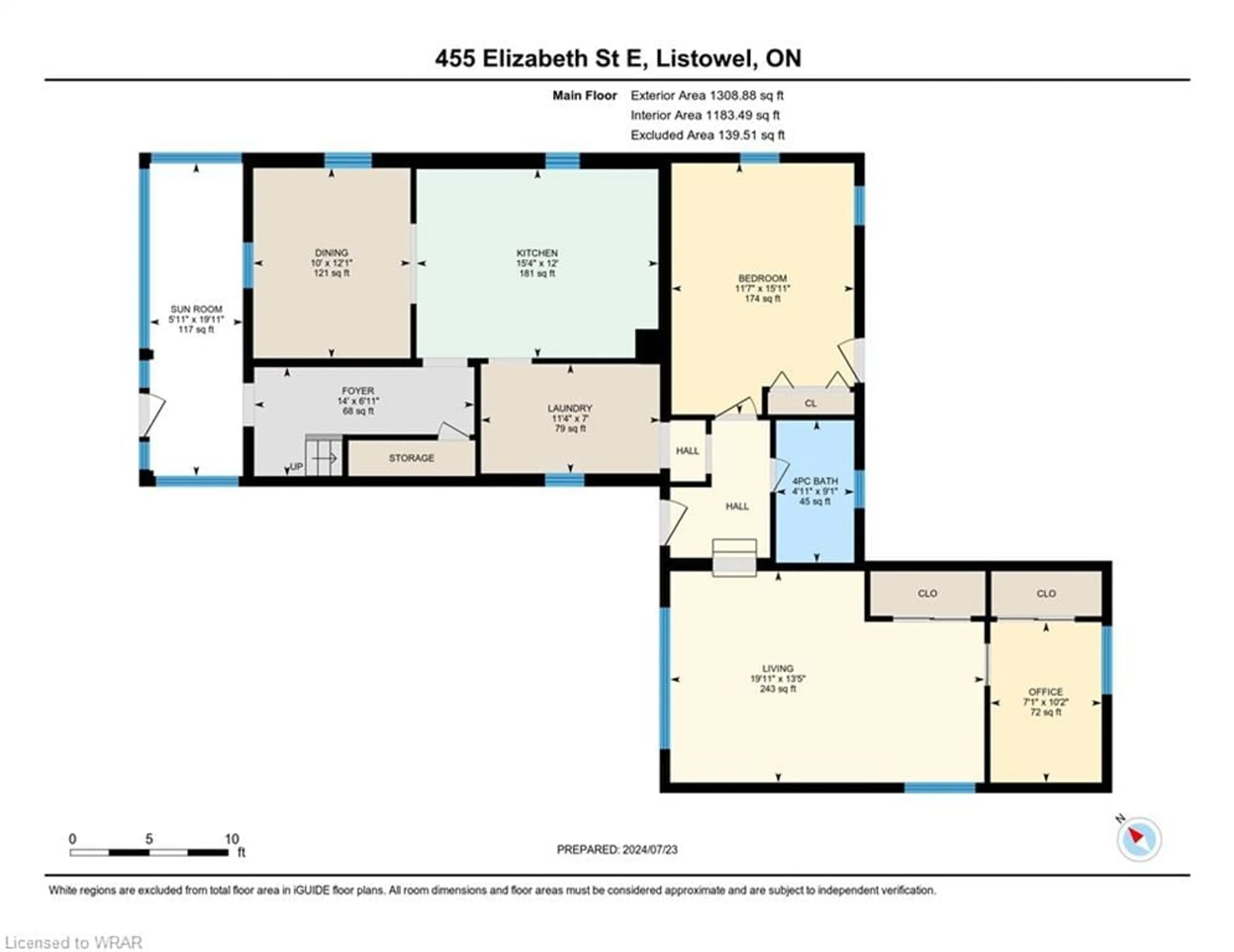Floor plan for 455 Elizabeth St, Listowel Ontario N4W 2P7