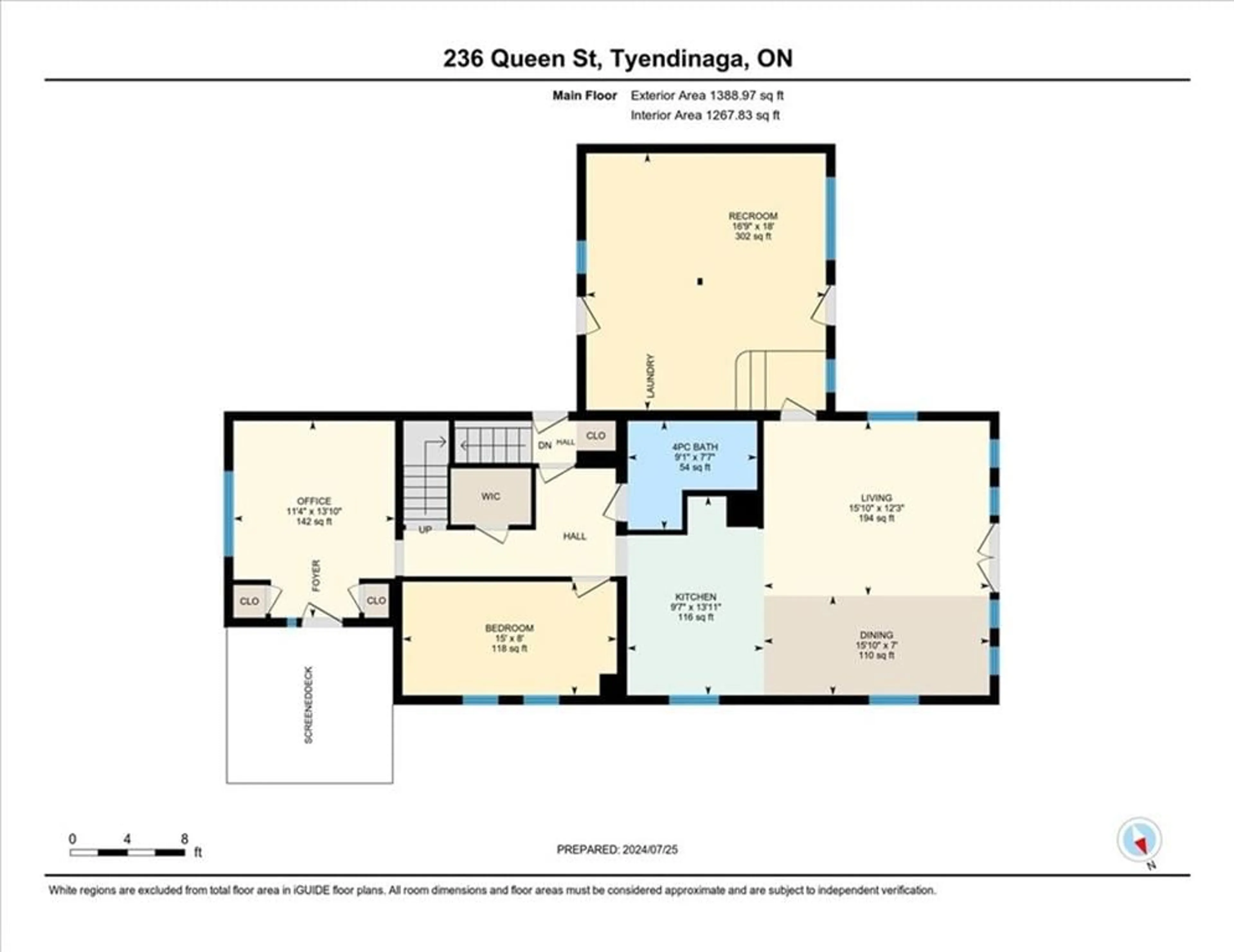 Floor plan for 236 Queen St, Shannonville Ontario K0K 3A0