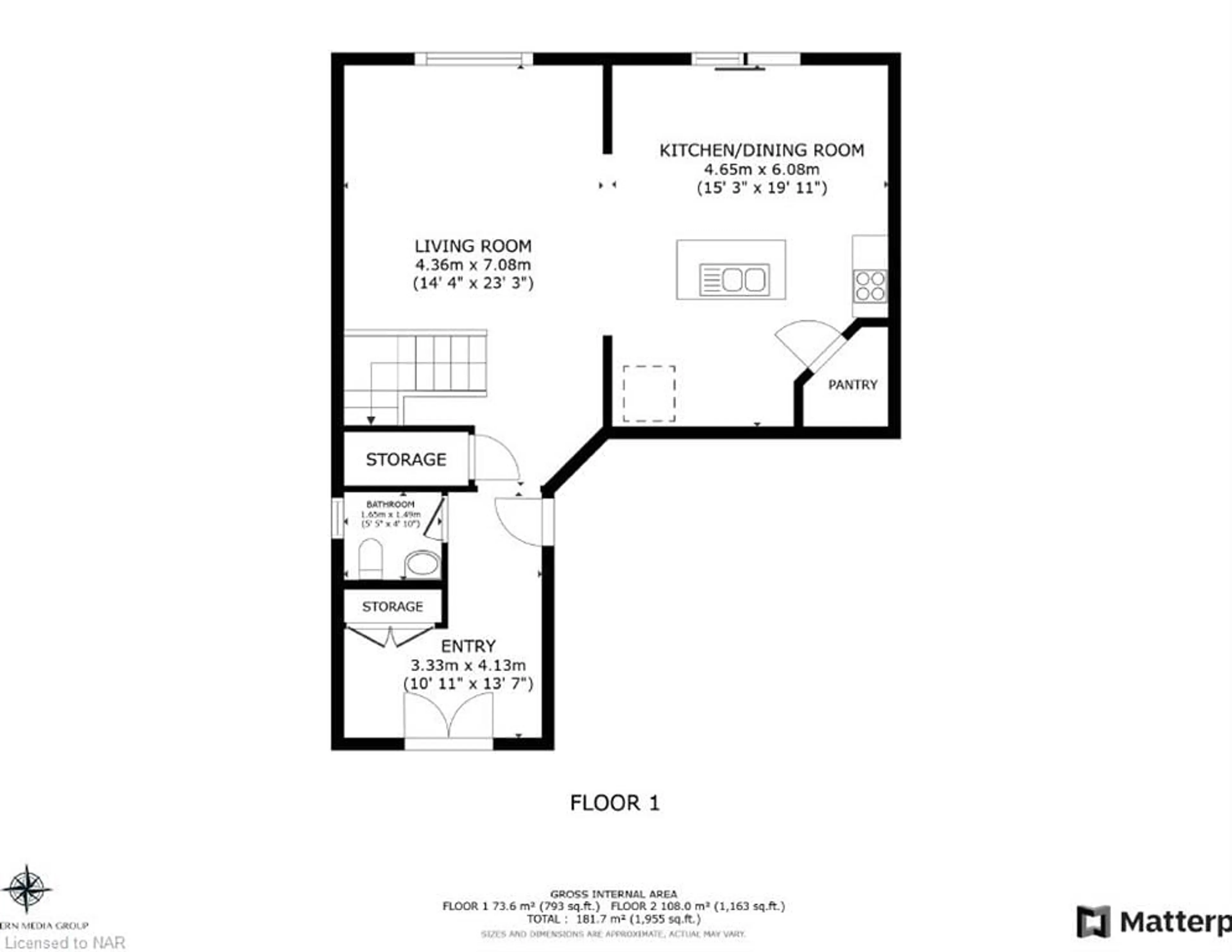 Floor plan for 7 Mcfarland Street St, Thorold Ontario L2V 0E2