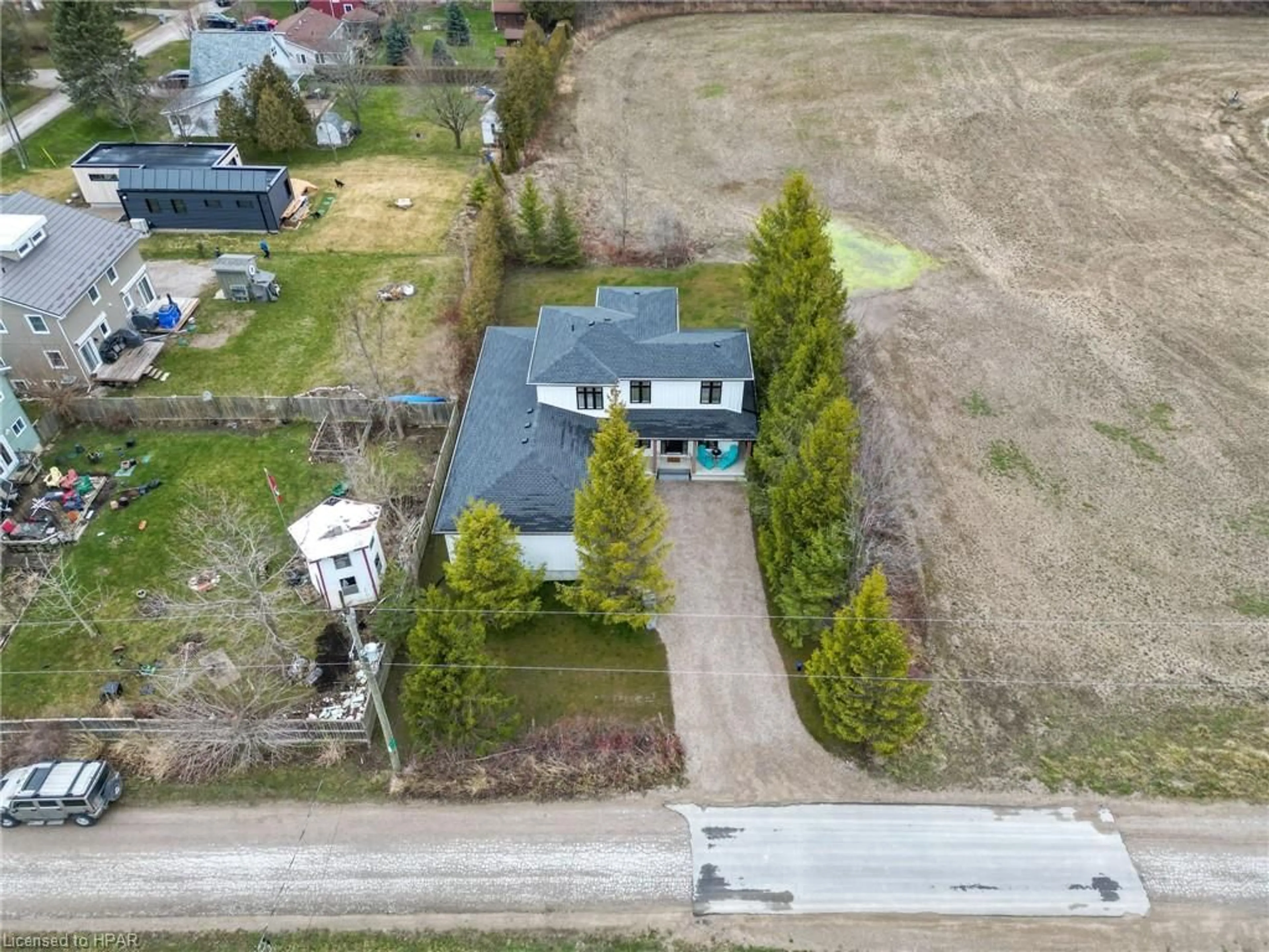 Frontside or backside of a home, the street view for 34180 Melena Beach Sideroad, Bayfield Ontario N0M 1G0